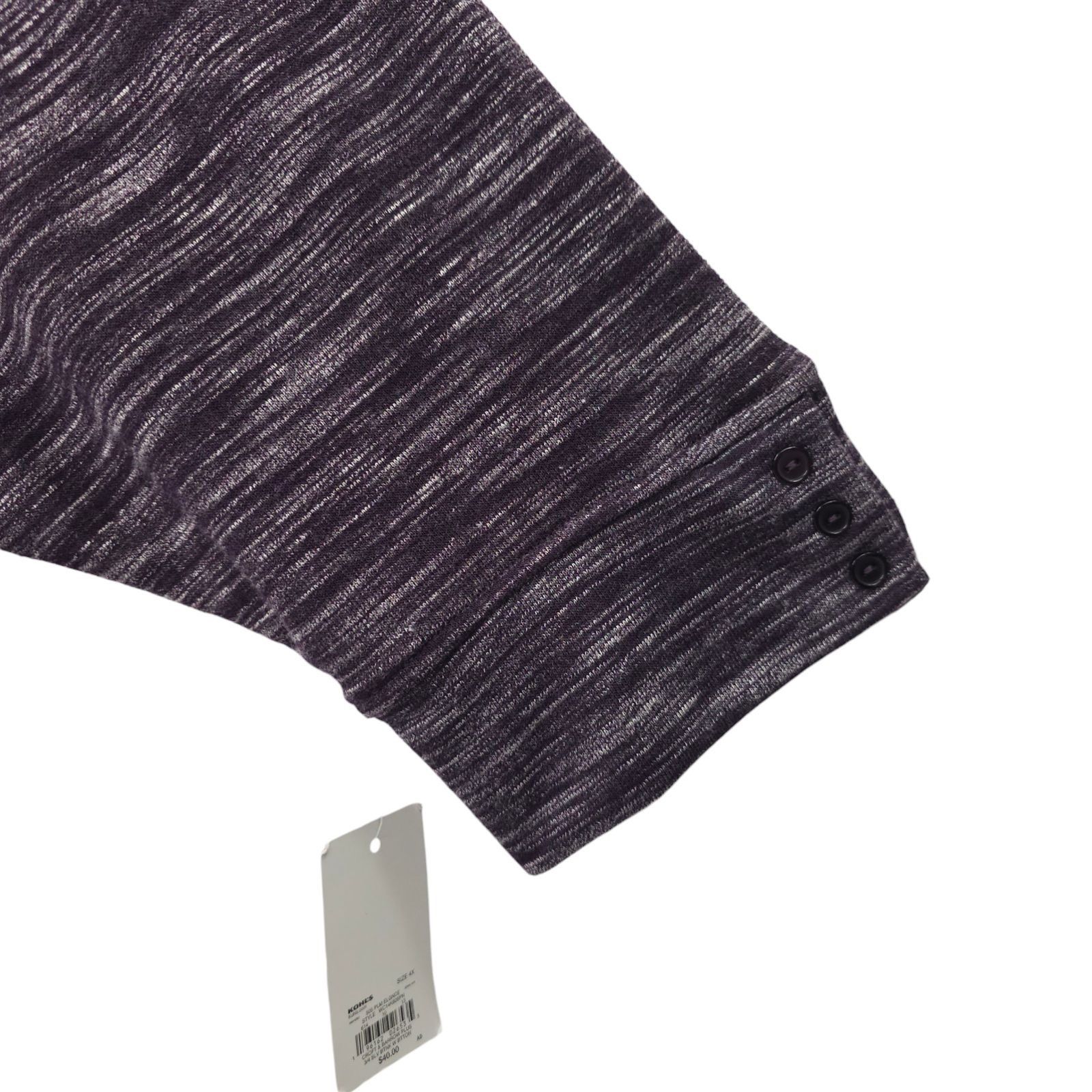 Croft & Barrow Croft & Barrow Marled Knit Tunic Top 4X Plus Boatneck Size 4XL / US 24-26 - 11 Thumbnail