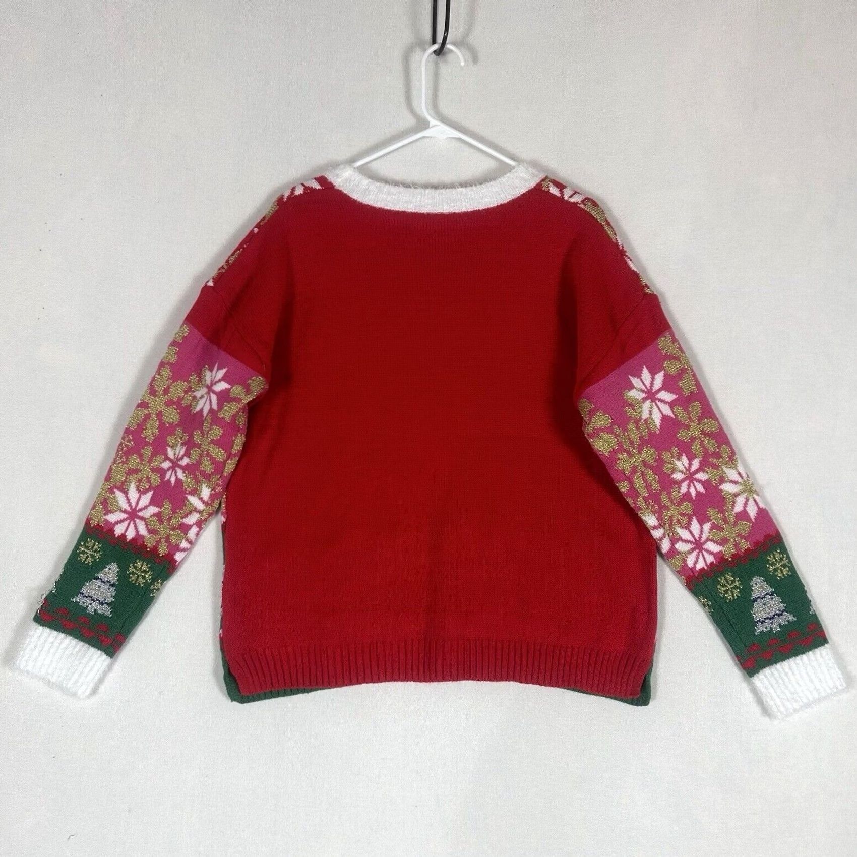 Vintage VINTAGE Ugly Christmas Sweater NEW Womens Juniors XL 16-18 Holiday Merry X-mas Red NWT Size XL / US 12-14 / IT 48-50 - 7 Thumbnail
