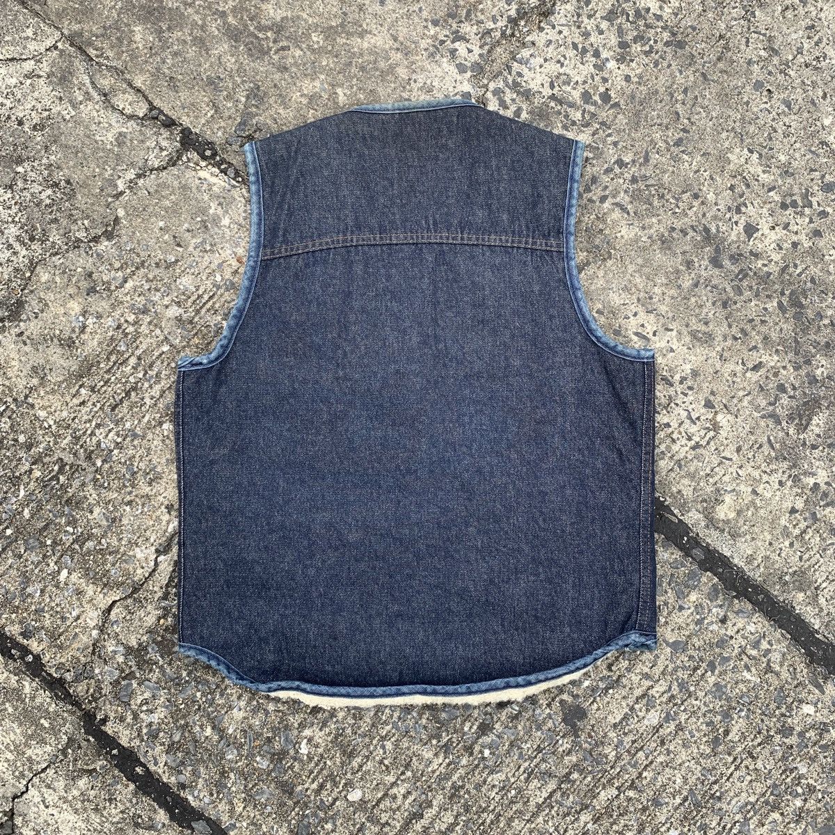 Sears × Vintage Roebuck’s by Sears USA 70s Denim Vest Size US L / EU 52-54 / 3 - 4 Thumbnail