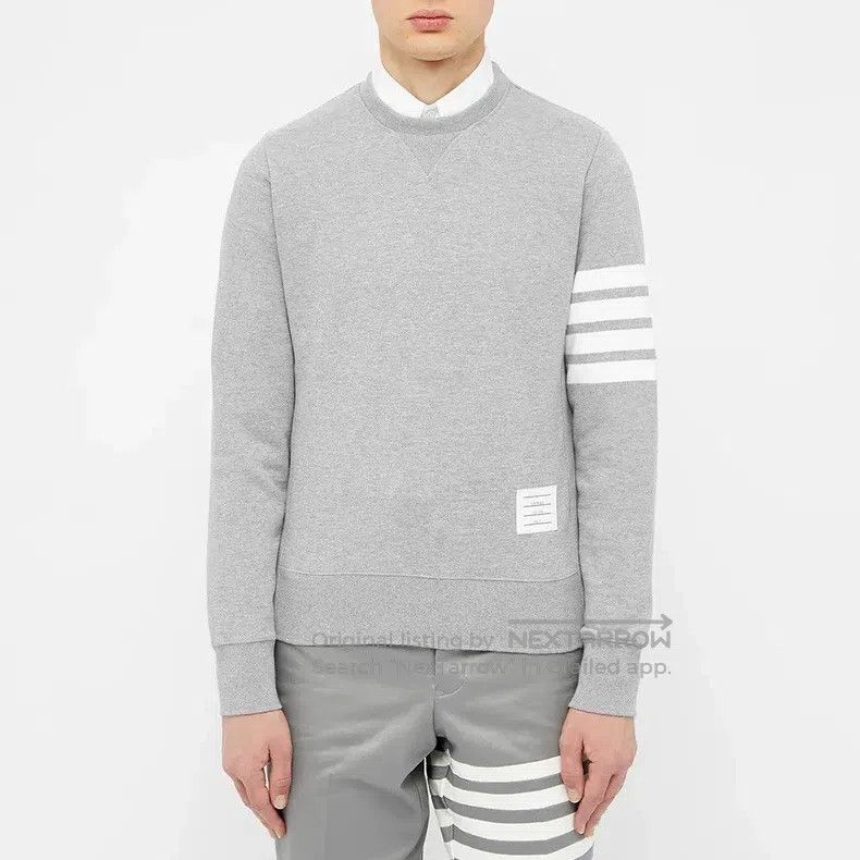 Thom Browne Thom Browne Four stripes sweater Size US L / EU 52-54 / 3 - 2 Thumbnail
