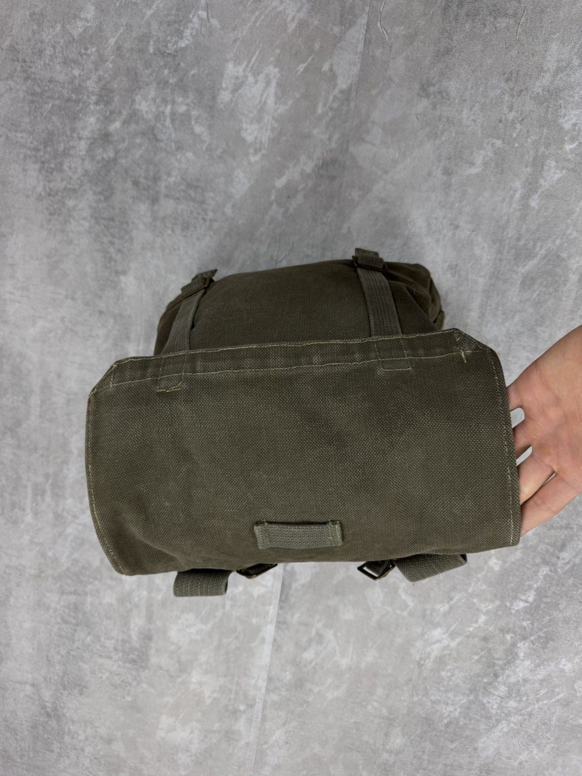 Other Vintage military canvas Biker Bag Motorcycle back bag Size ONE SIZE - 8 Thumbnail