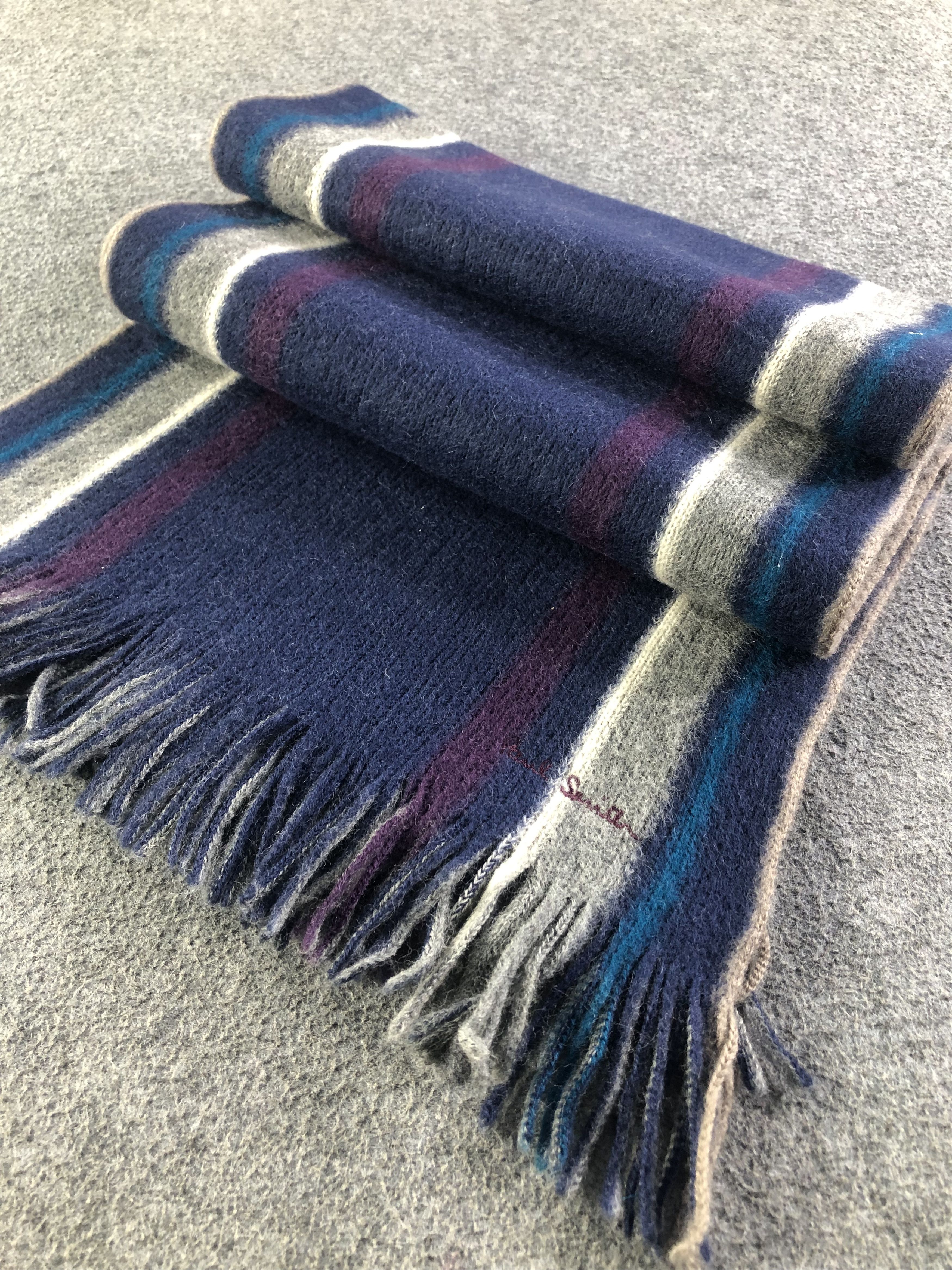 Paul Smith Paul Smith Wool Scarf / Muffler / Neckwear SS1295 Size ONE SIZE - 3 Thumbnail
