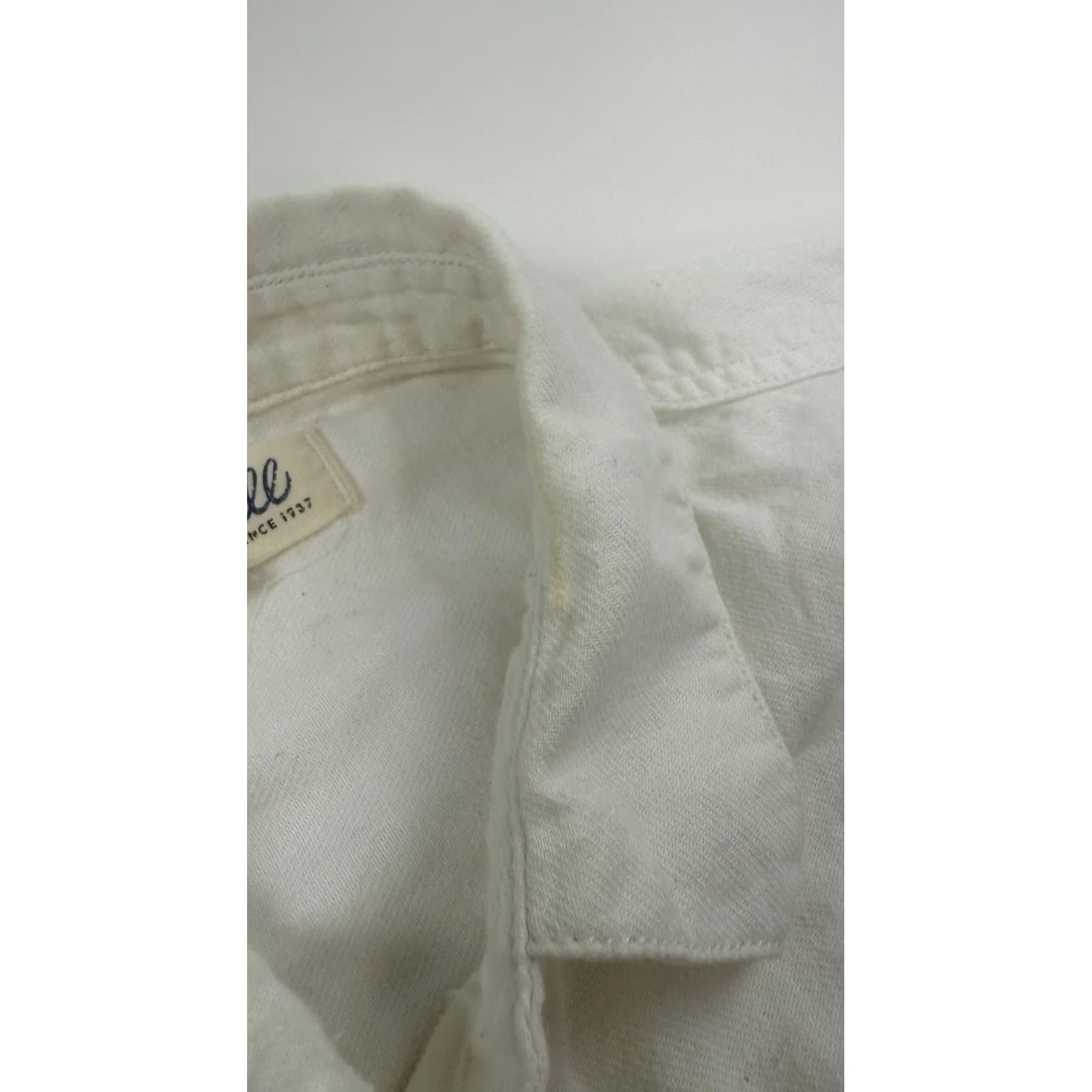 Madewell VINTAGE Madewell Shirt Womens Medium Button-Up Short Sleeve Casual Pockets Workwear Size M / US 6-8 / IT 42-44 - 4 Thumbnail