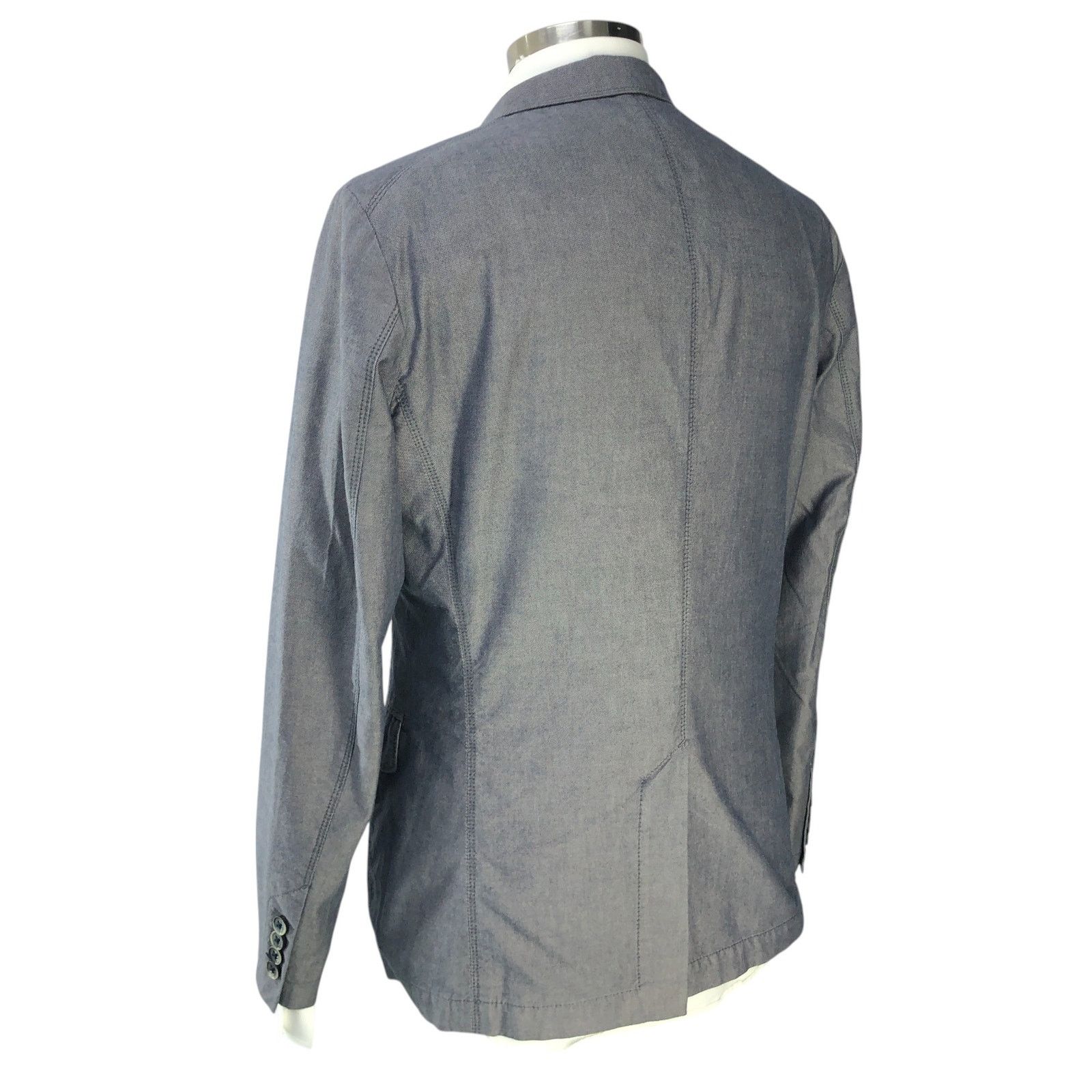 Hugo Boss Hugo Boss Sz 40R Sport Coat Morell Cotton Unstructured Gray Size 40R - 8 Thumbnail