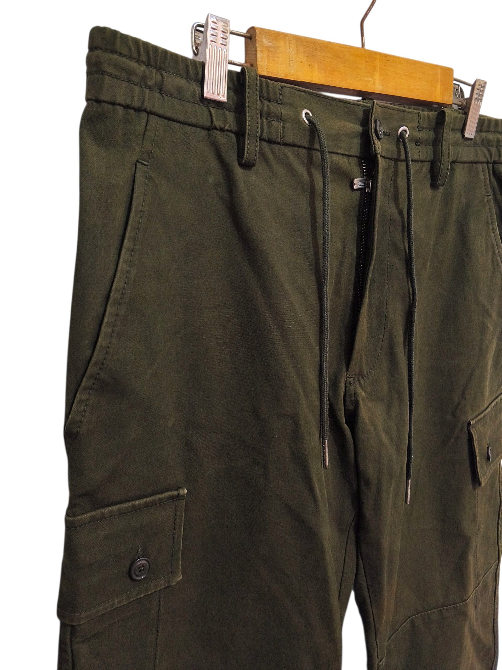 Yohji Yamamoto 🔥Archive 2008 Adidas Y-3 Olive Military Cargo Pants Size US 34 / EU 50 - 5 Thumbnail