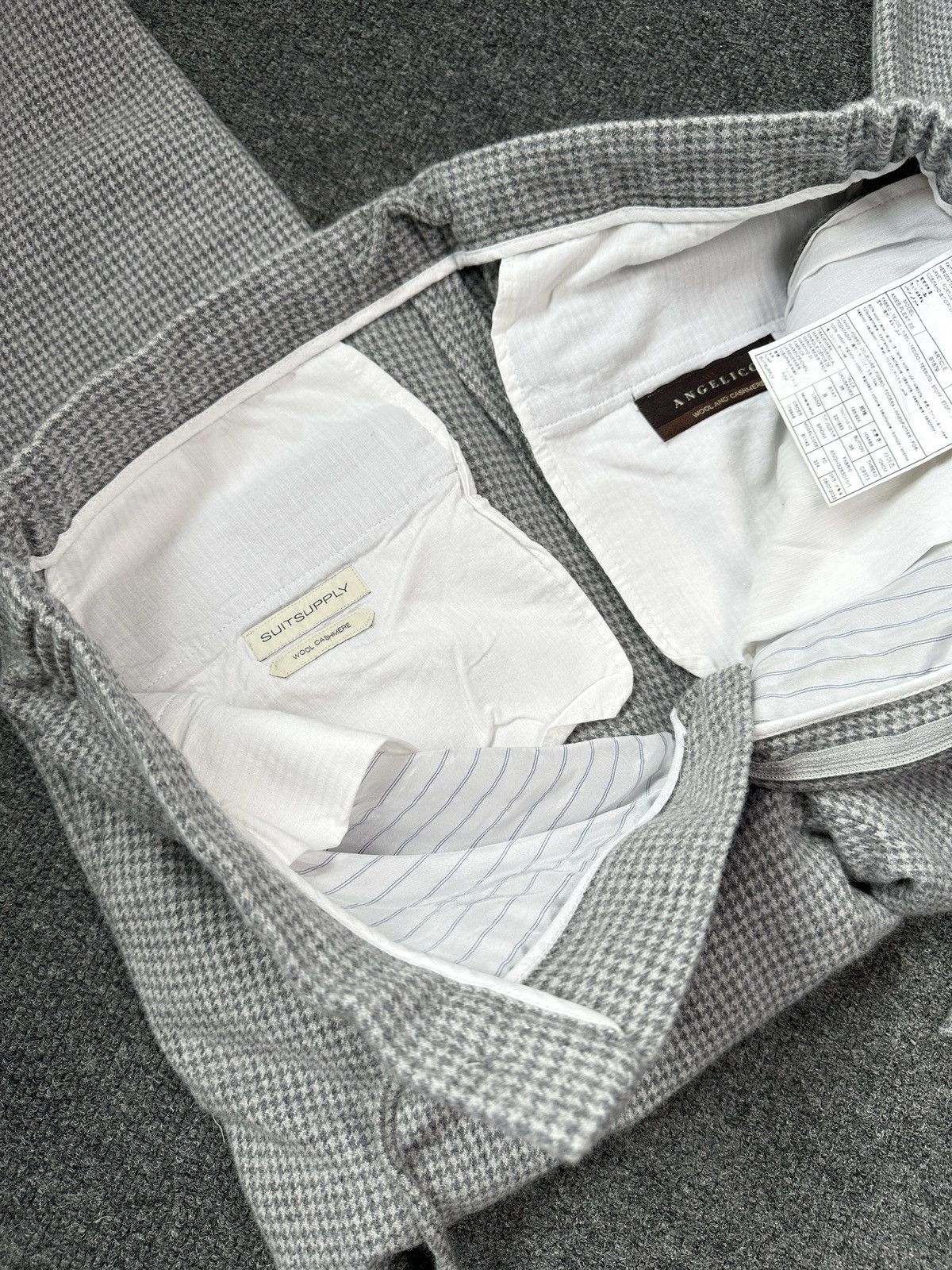 Suitsupply SUITSUPPLY AMES PLEAT ES Wool Cashmere Gray Pants size 52 Size US 34 / EU 50 - 6 Thumbnail