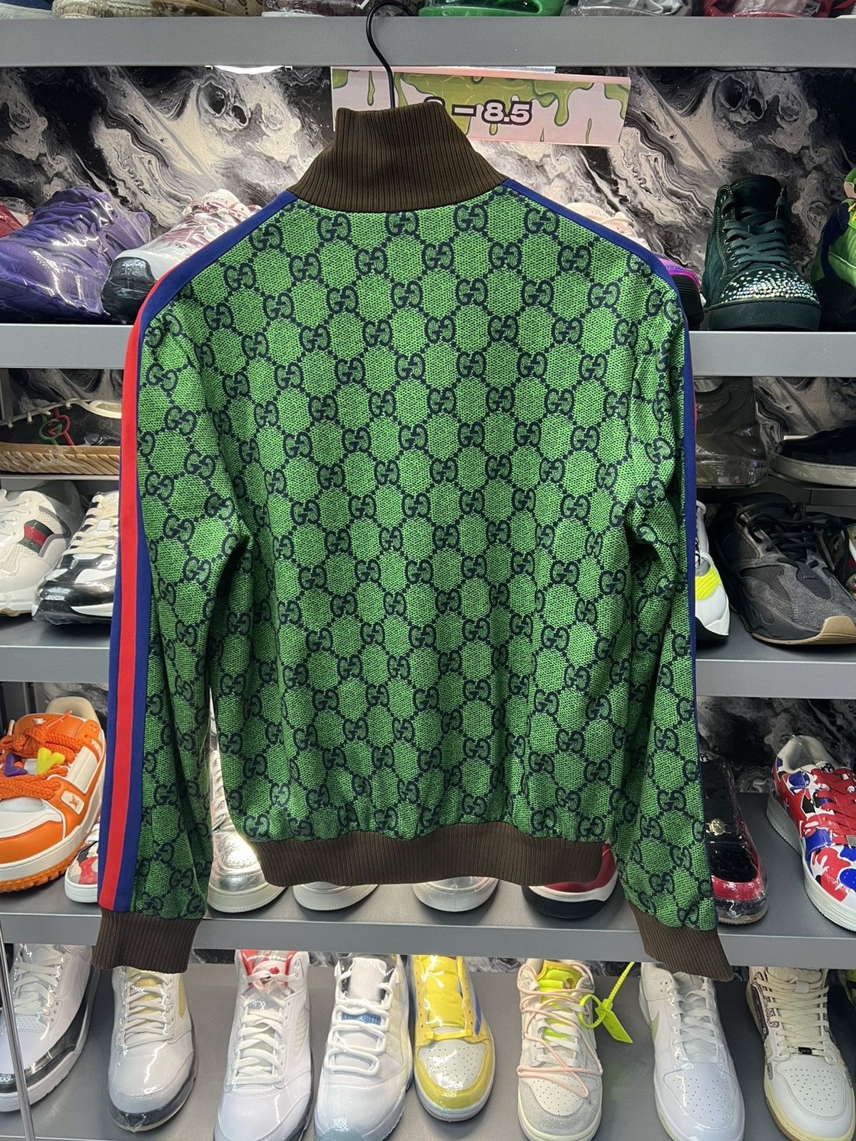 Gucci Gucci Green Mono Track Jacket Size US XS / EU 42 / 0 - 2 Thumbnail