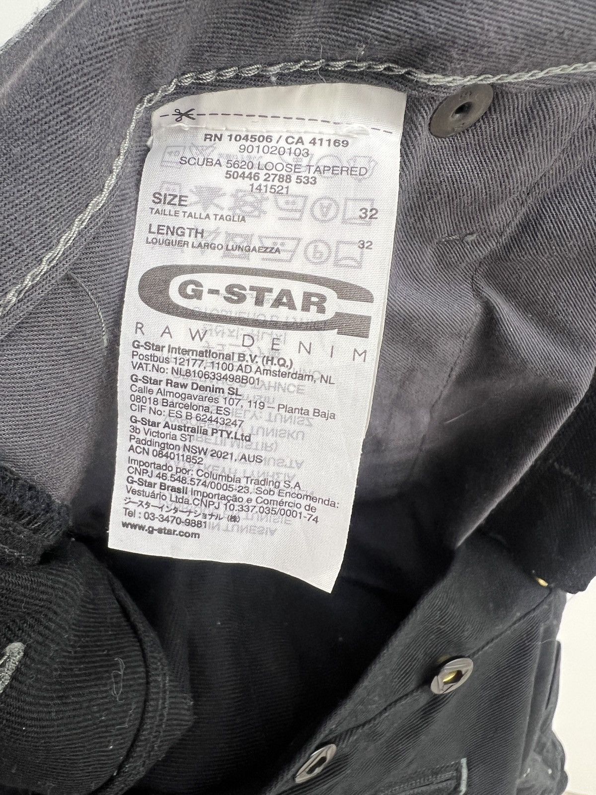 G-Star G-Star Raw Multi Pocket Riders Pants Size US 32 / EU 48 - 5 Thumbnail
