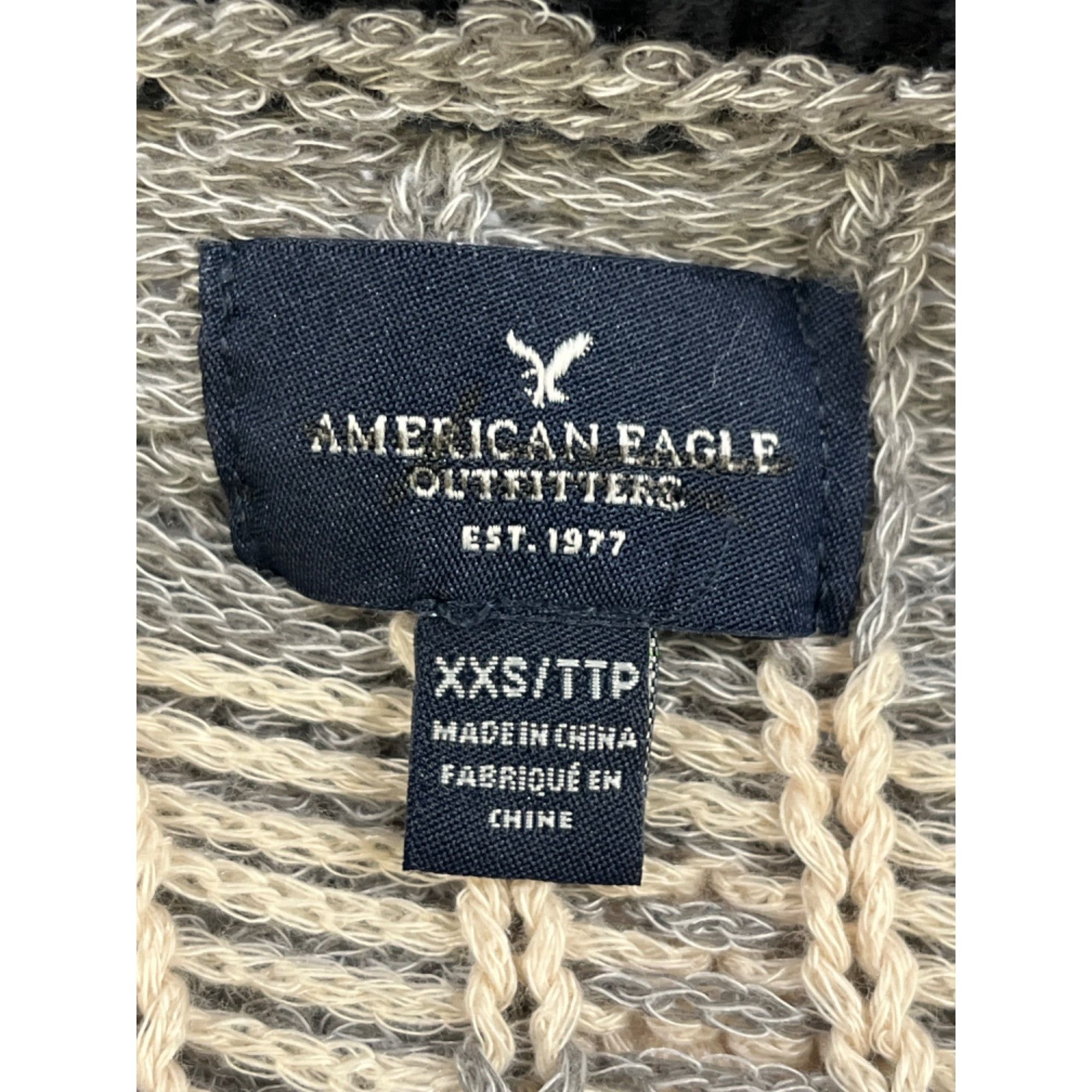 American Eagle Outfitters American Eagle Outfitters Women's Multicolor Knitted Cardiga Size XXS / US 00 / IT 34 - 3 Thumbnail
