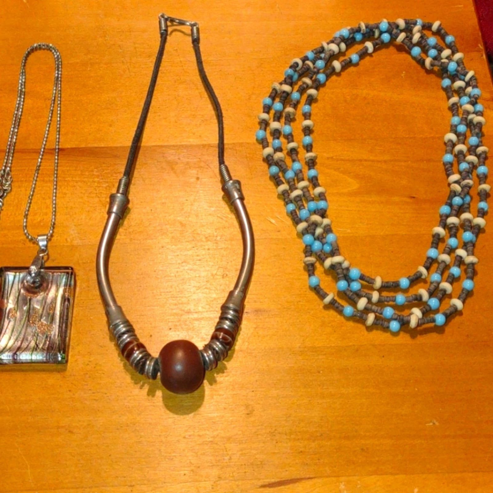 Vintage Beautiful Vintage Necklace Lot of 3 Size ONE SIZE - 1 Preview