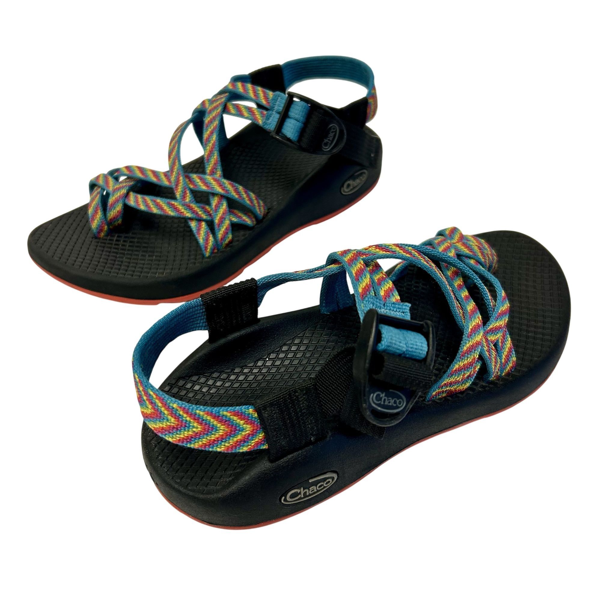 Chaco Chaco ZX2 Classic Sport NEON PSYCHEDELIC Rainbow Water Shoes Size US 6 / EU 39 - 5 Thumbnail