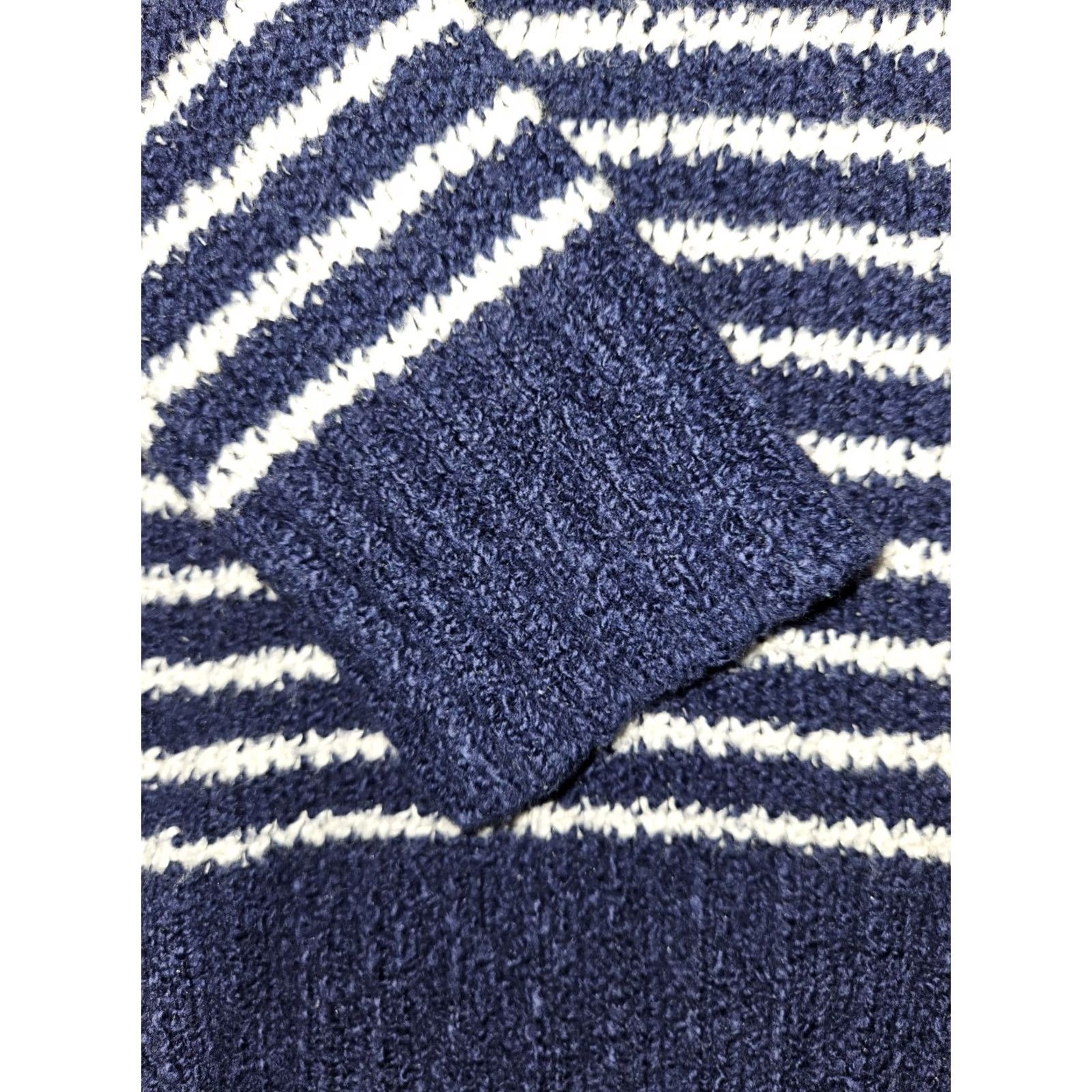 American Eagle Outfitters VINTAGE American EagleHenley Sweater Womens S Blue Striped Lightweight Oversized 90s Preppy Courtside? Size S / US 4 / IT 40 - 6 Thumbnail