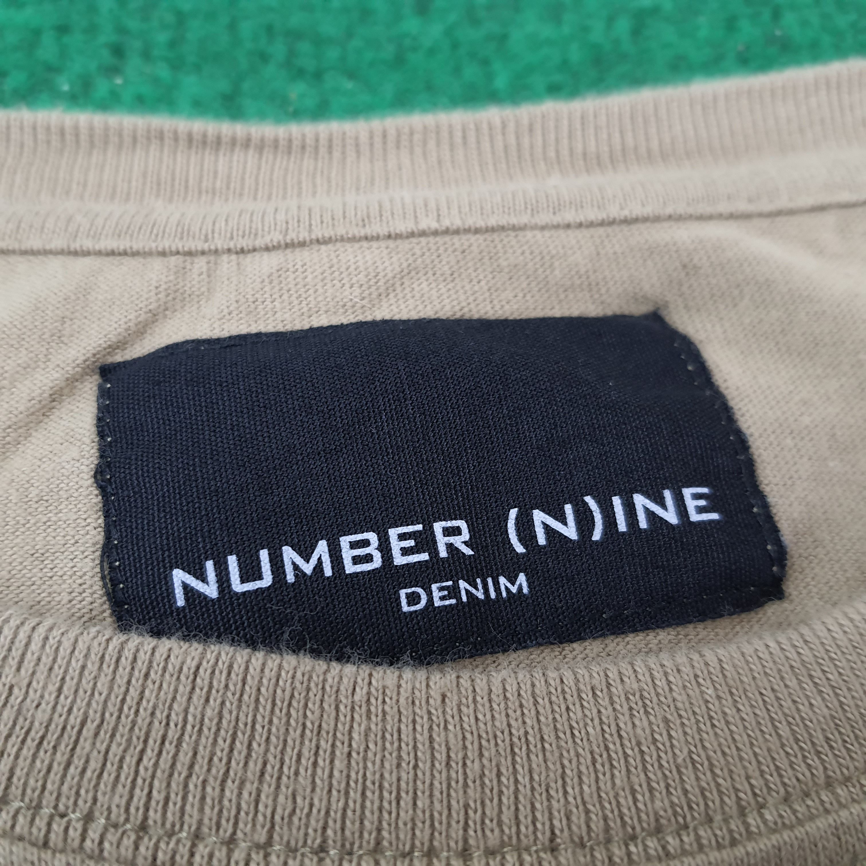 Japanese Brand × Number (N)ine × Vintage Vintage Number Nine Spell Out Japan Brand Boxy Tshirt Size US XL / EU 56 / 4 - 5 Thumbnail