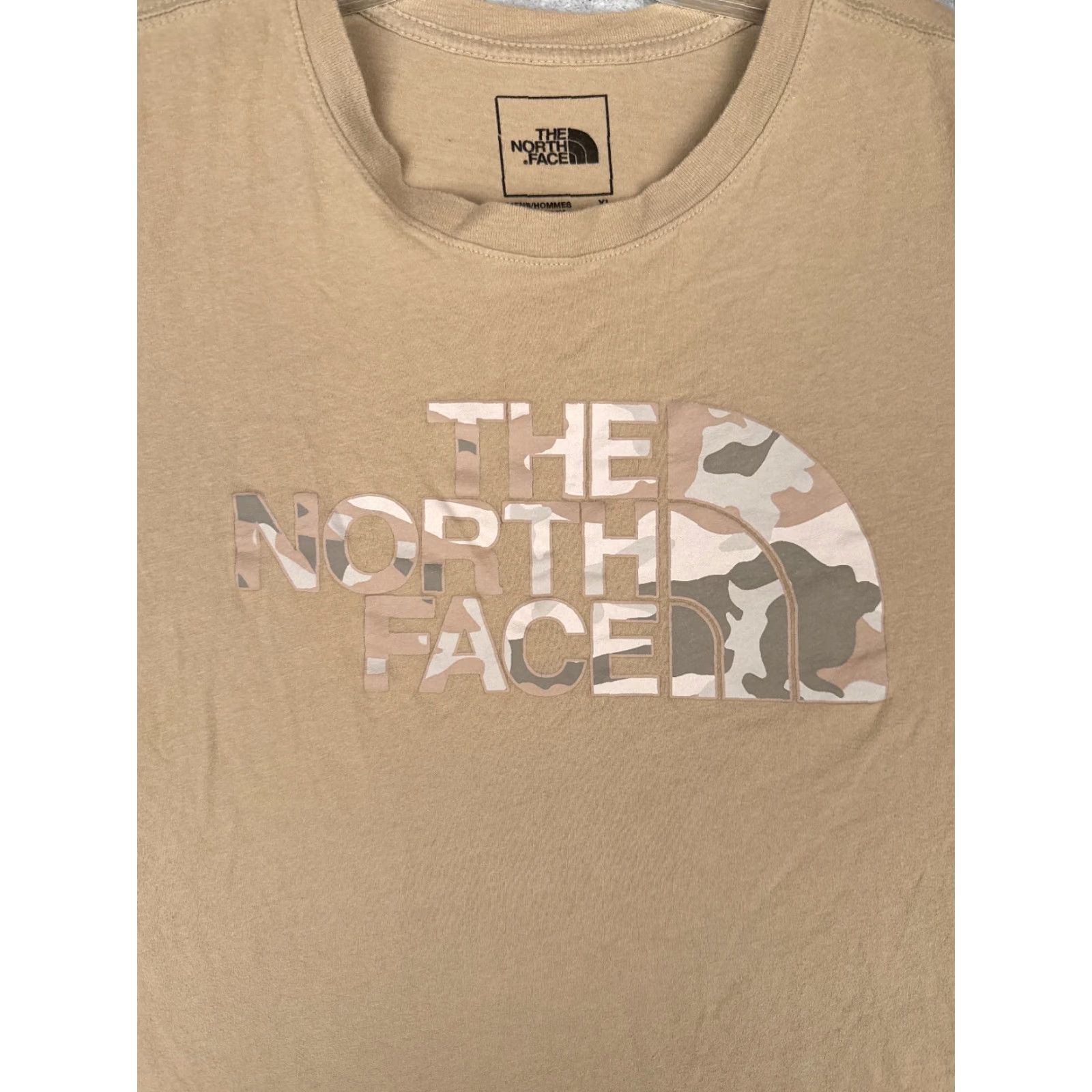The North Face The North Face Shirt Men XL Beige Camo Long Sleeve Cotton Crew Logo Read Size US XL / EU 56 / 4 - 7 Thumbnail
