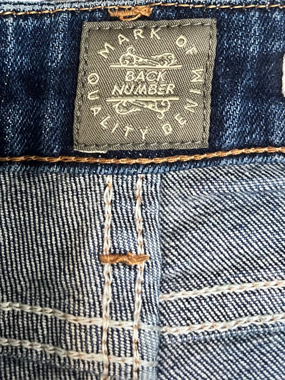 Japanese Brand × Vintage Back Number Flare Bootcut Jeans Size US 31 - 6 Thumbnail