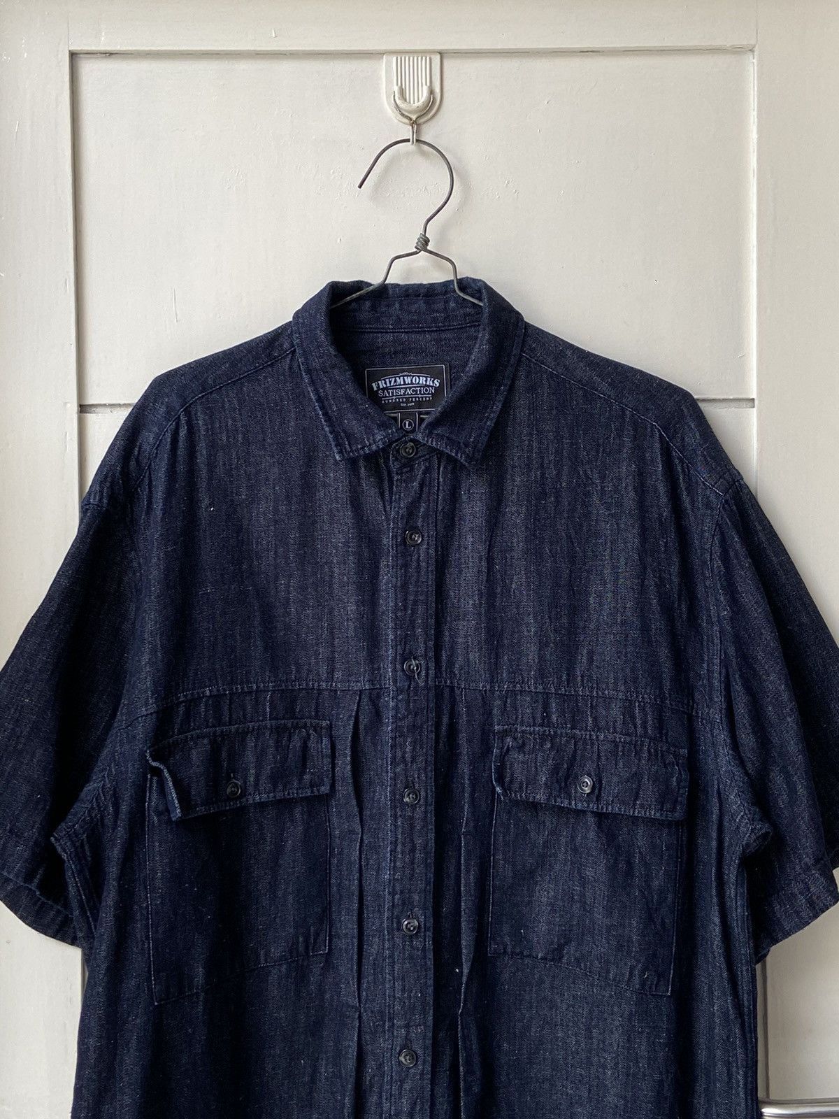 FrizmWORKS FRIZM WORKS Denim Shirt Size US XL / EU 56 / 4 - 2 Thumbnail
