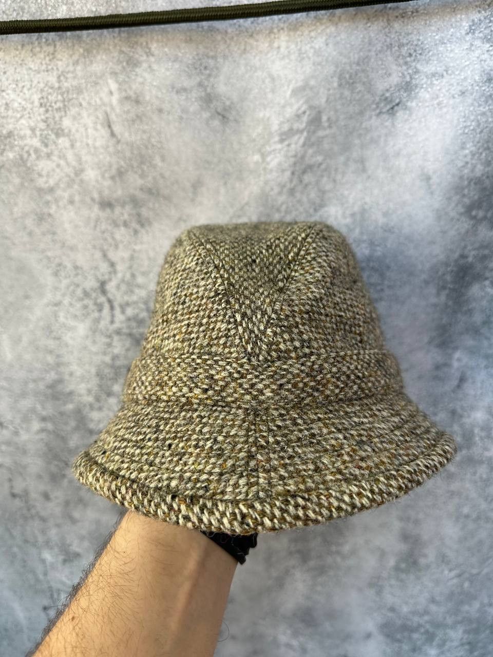 Harris Tweed Dunn & Co Harris Tweed Wool Hat Vintage Fedora Size 6 3/4 Size 34 - 3 Thumbnail