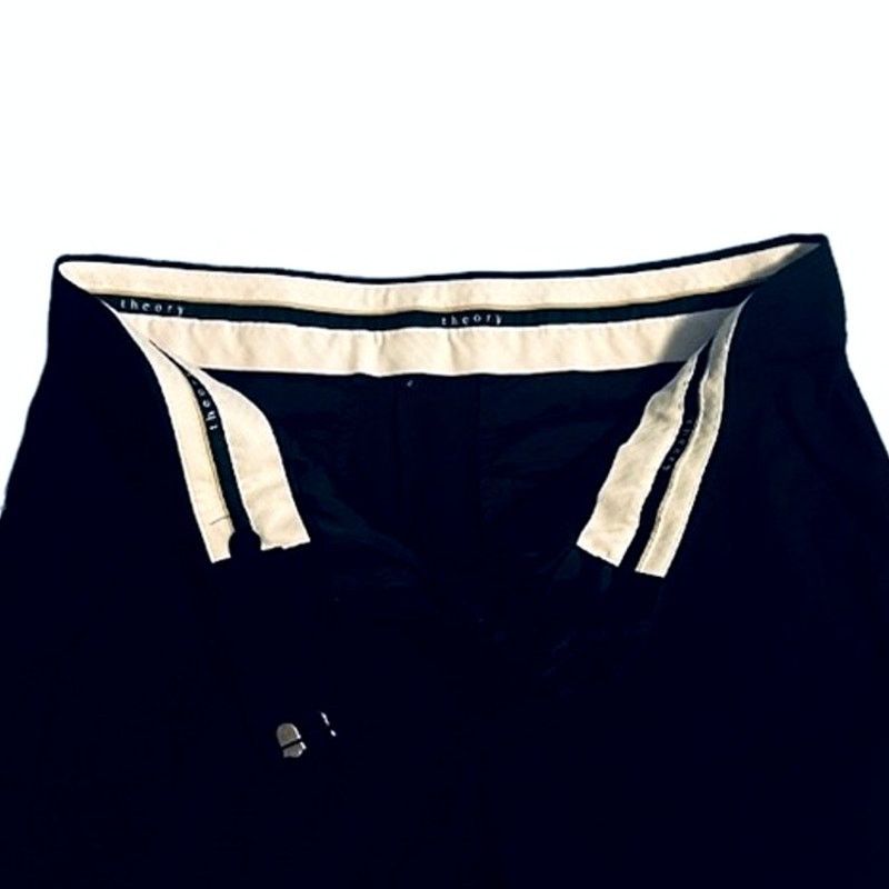 Theory Theory Black Cropped Pants | Size 2 Size 26" / US 2 / IT 38 - 3 Thumbnail