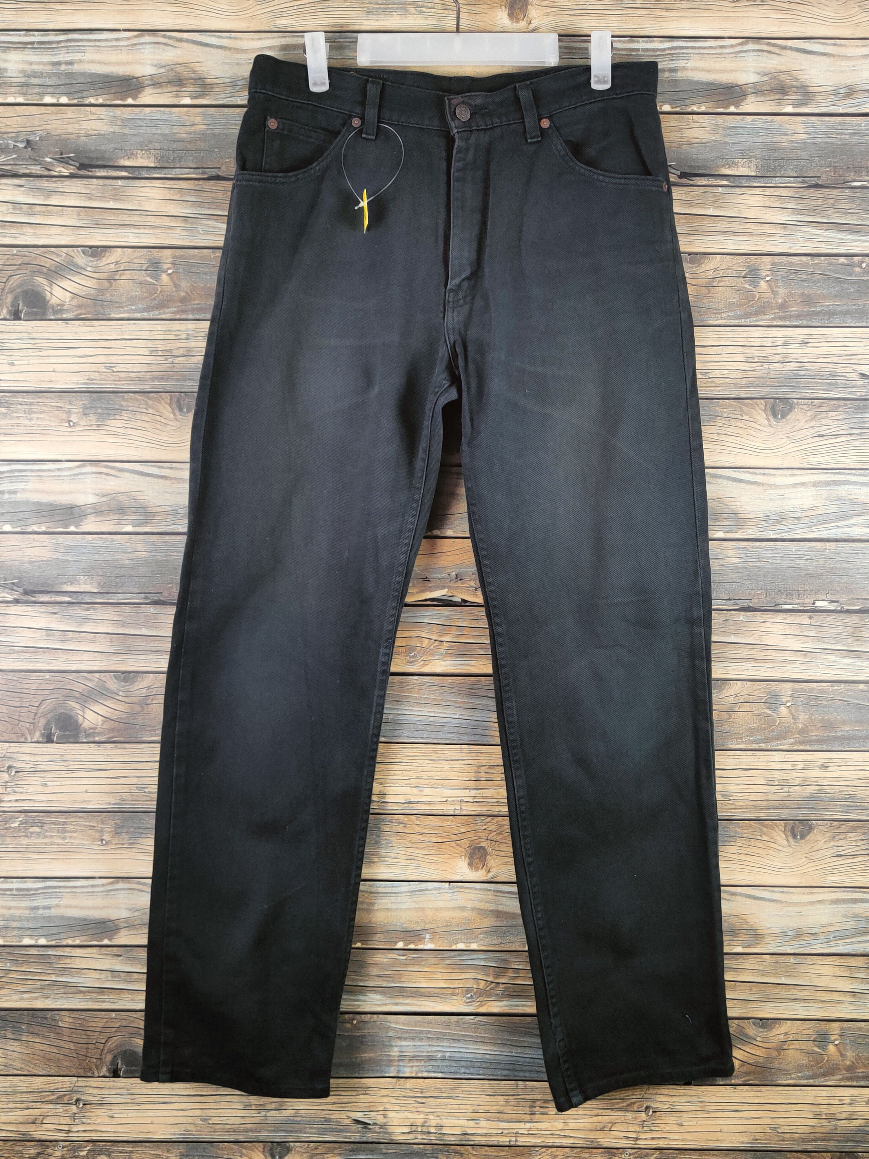 Levi's 607 Levi's Black Orange tab Ripped denim Jeans #S2828 Size US 32 / EU 48 - 1 Thumbnail
