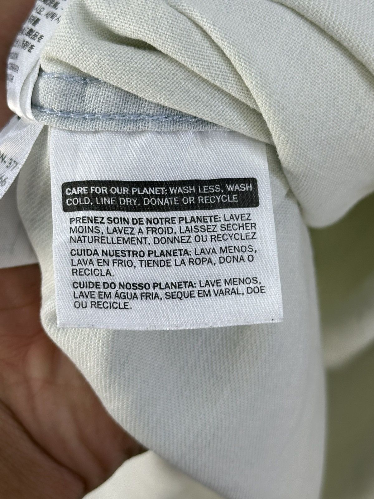 Levi's Levis White Tab Denim Worker Flannel Shirt Button Up Size US L / EU 52-54 / 3 - 17 Thumbnail