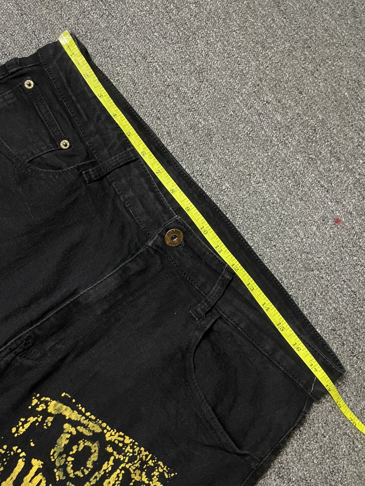 Japanese Brand × Vintage Creative Graffiti Graphic Print Stretching Jeans (92) Size US 36 / EU 52 - 5 Thumbnail