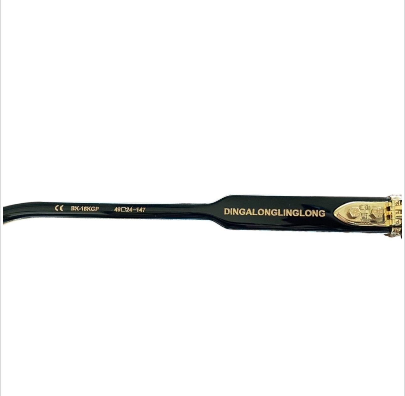 Chrome Hearts CHROME HEARTS DINGALONGLINGLONG 18k Gold eyeglasses Size ONE SIZE - 5 Thumbnail