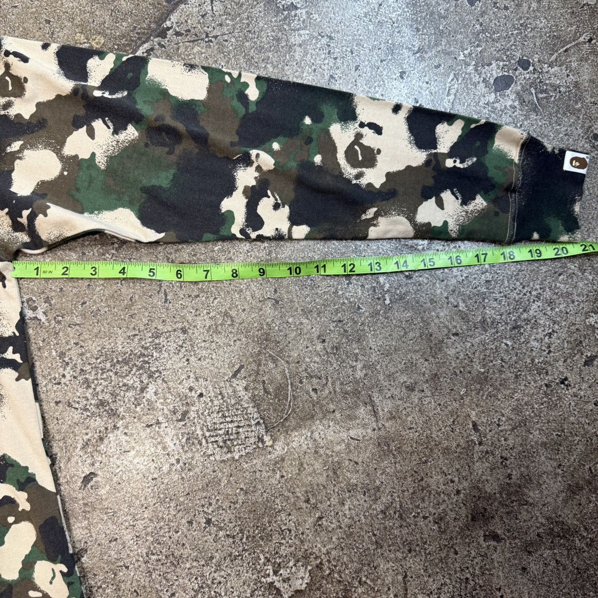 Bape Bape Green Camo Longsleeve Shirt Size US S / EU 44-46 / 1 - 7 Thumbnail