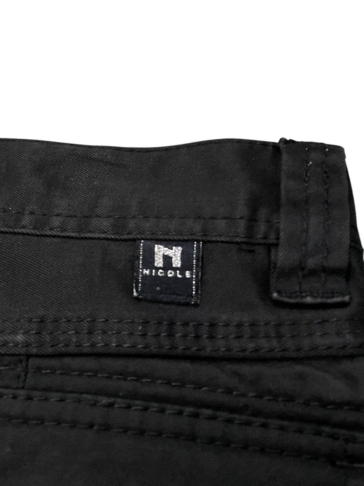 HIDEAWAYS × Japanese Brand × Tornado Mart Hideaways Nicole Bondage Paneled Flared Pants Size US 32 / EU 48 - 19 Thumbnail