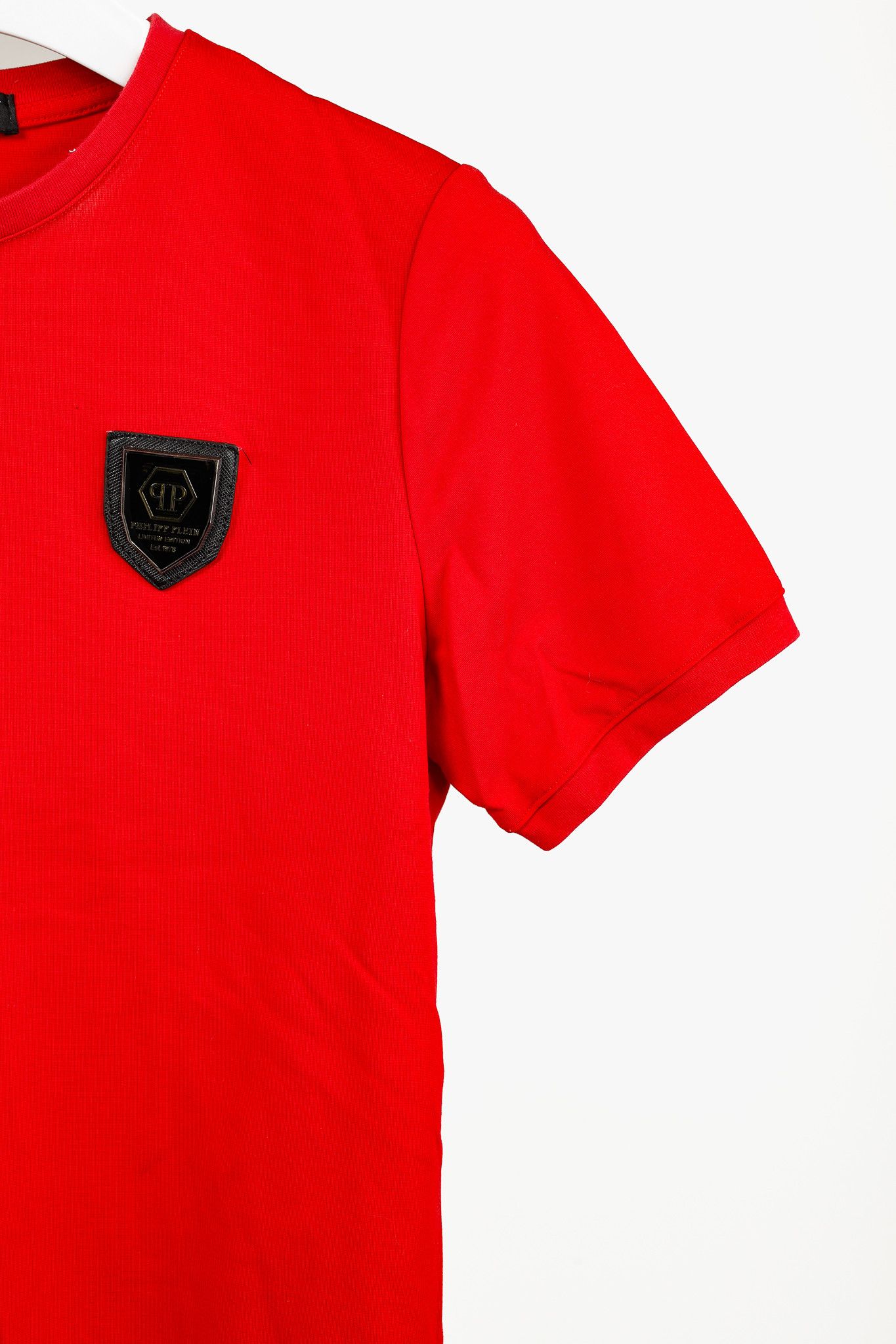 Philipp Plein Philipp Plein Red Patch Rhinestone-Skull Tee Size US XS / EU 42 / 0 - 4 Thumbnail