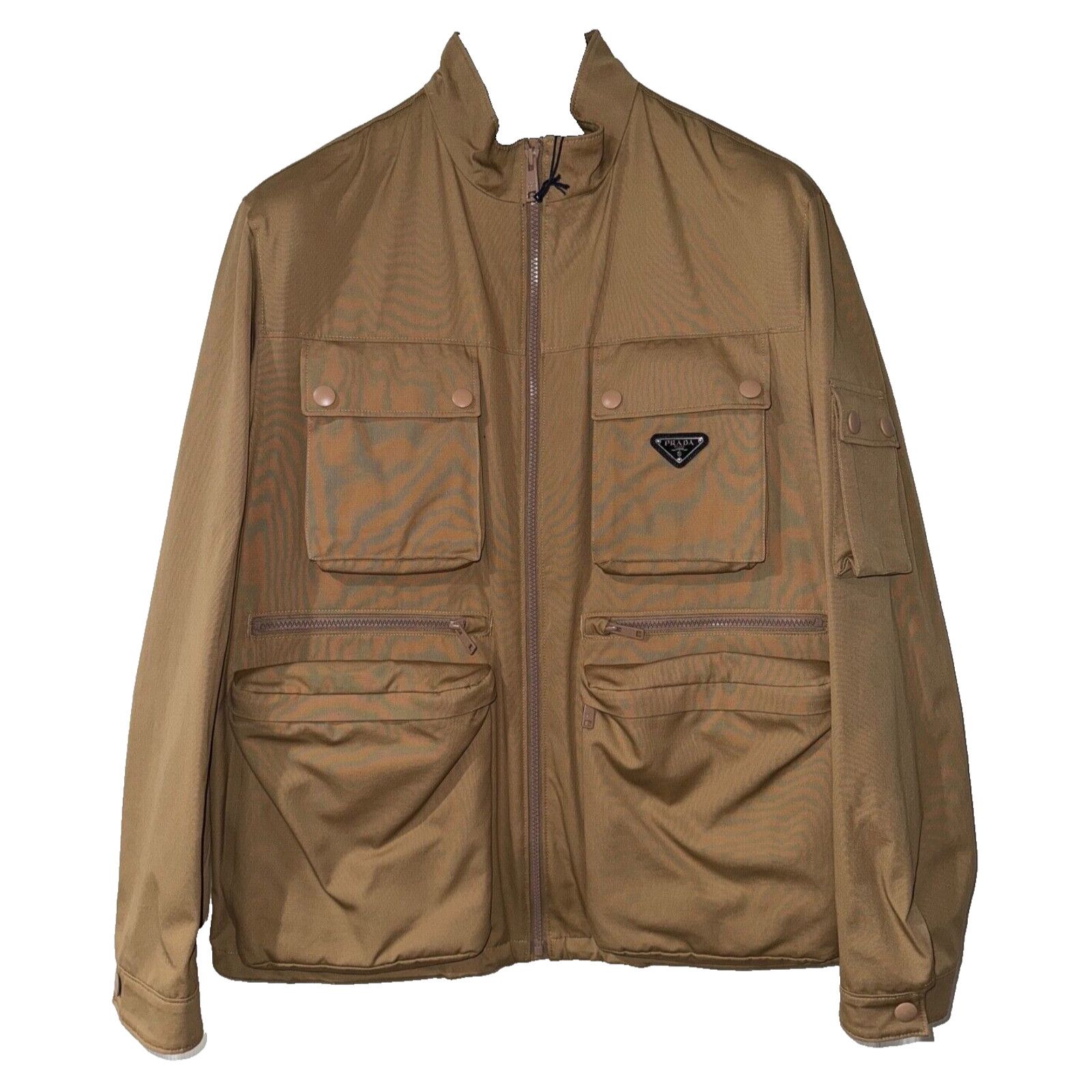 Prada Prada Beige Safari Overcoat Outerwear Jacket 40 Large L Size US XXS / EU 40 - 1 Thumbnail