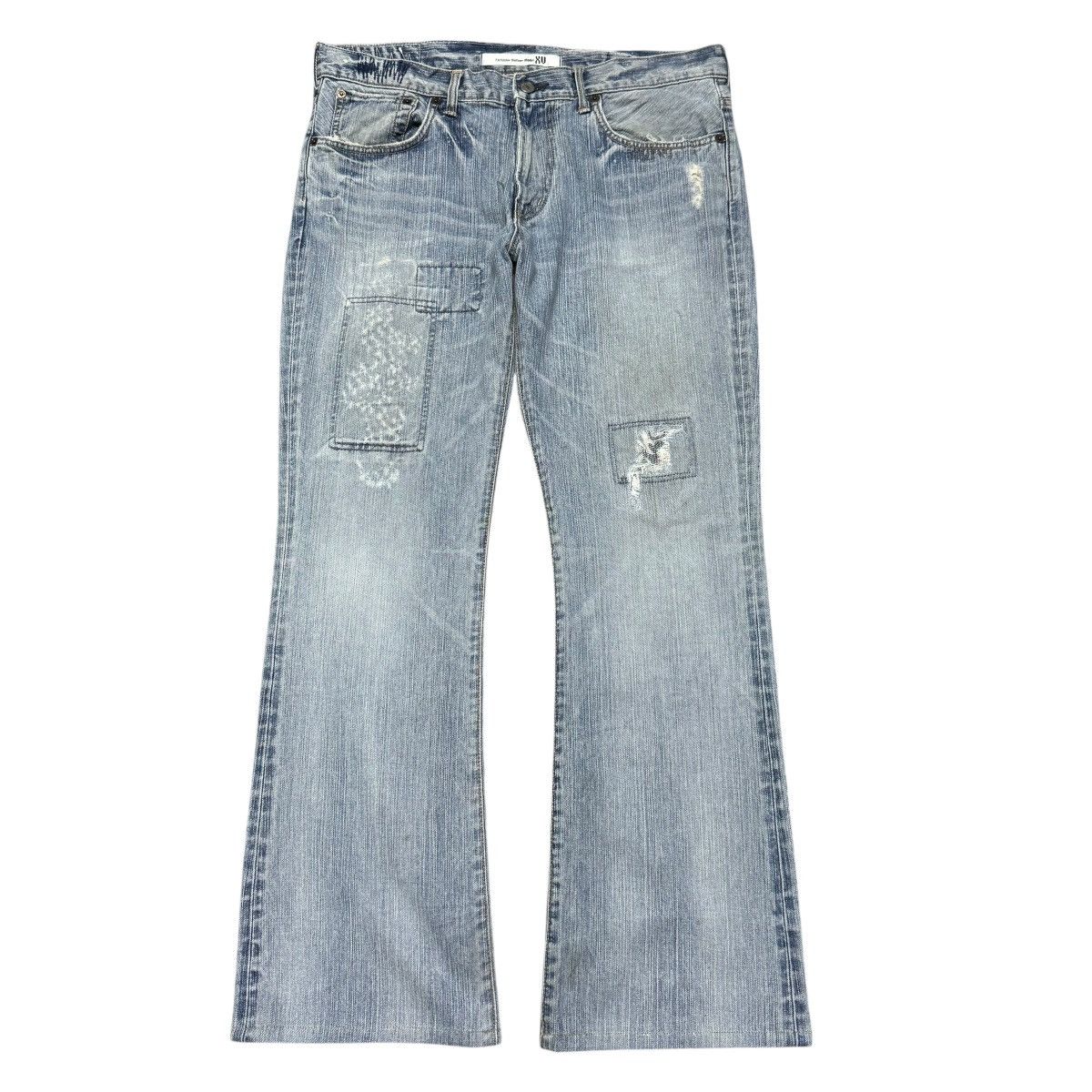 Edwin Exclusive Vintage Model Edwin 401XV Flare Jeans Patchwork Size US 36 / EU 52 - 1 Thumbnail