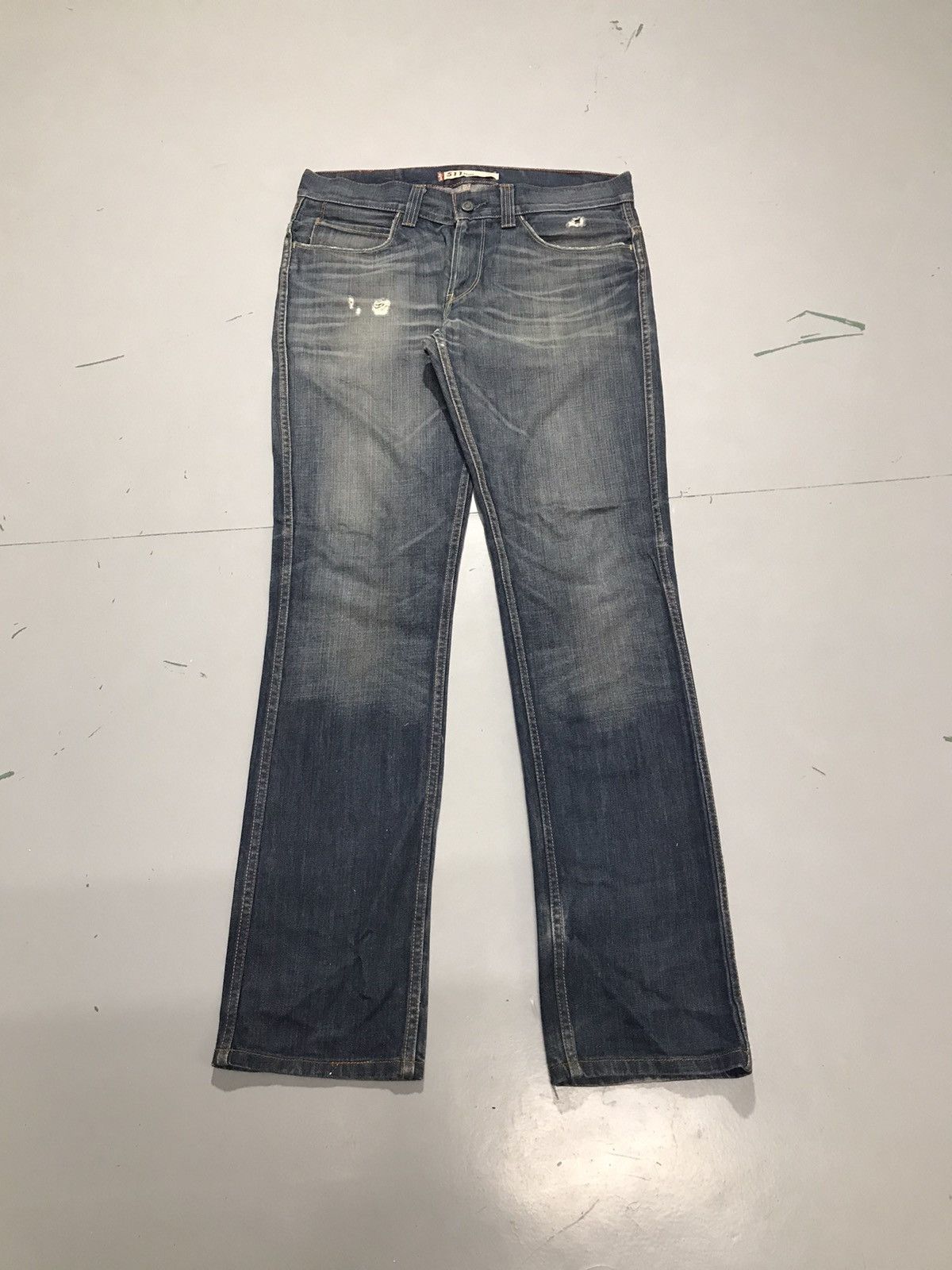 Levi's Vintage Levi’s buckle belt denim Size US 36 / EU 52 - 1 Thumbnail