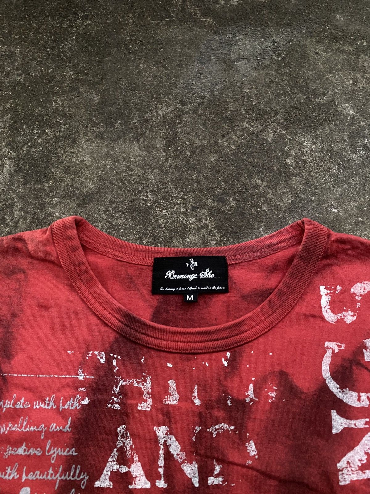 If Six Was Nine × Japanese Brand × Le Grande Bleu (L.G.B.) BERNINGS SHO POEM SMOKE TSHIRT Size US M / EU 48-50 / 2 - 5 Thumbnail