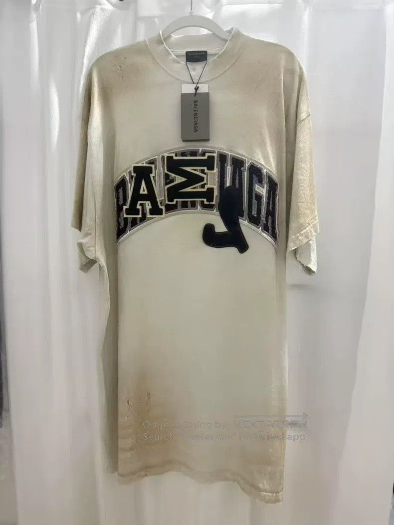 Balenciaga White Manchester United Mud Dye Destruction Emb