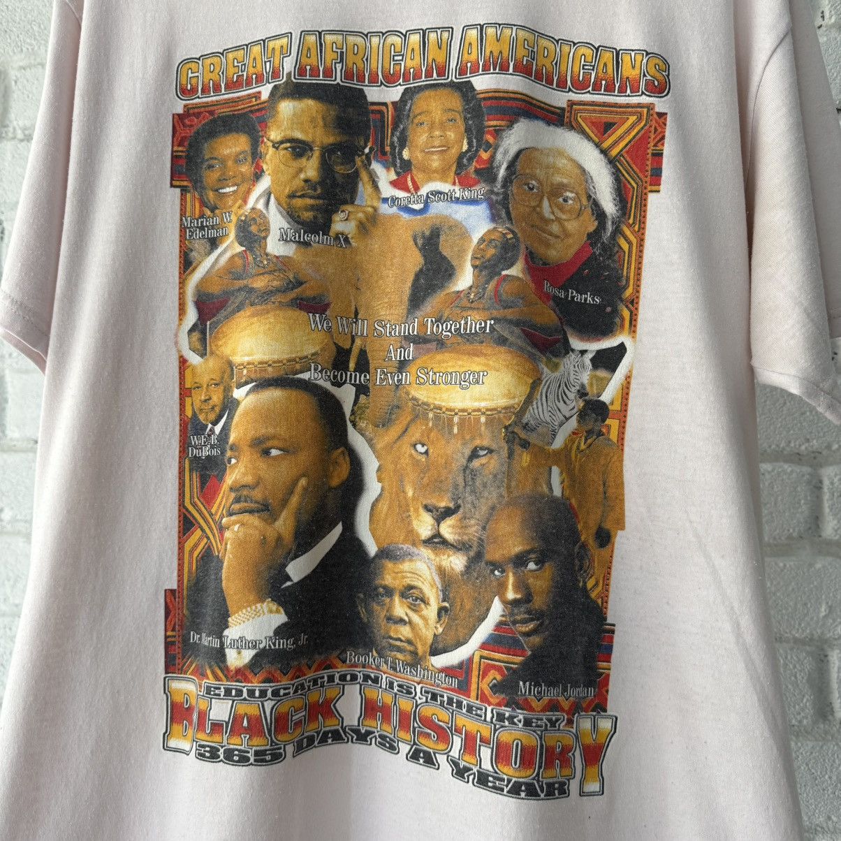 Vintage Great African American Tee Size US L / EU 52-54 / 3 - 3 Thumbnail