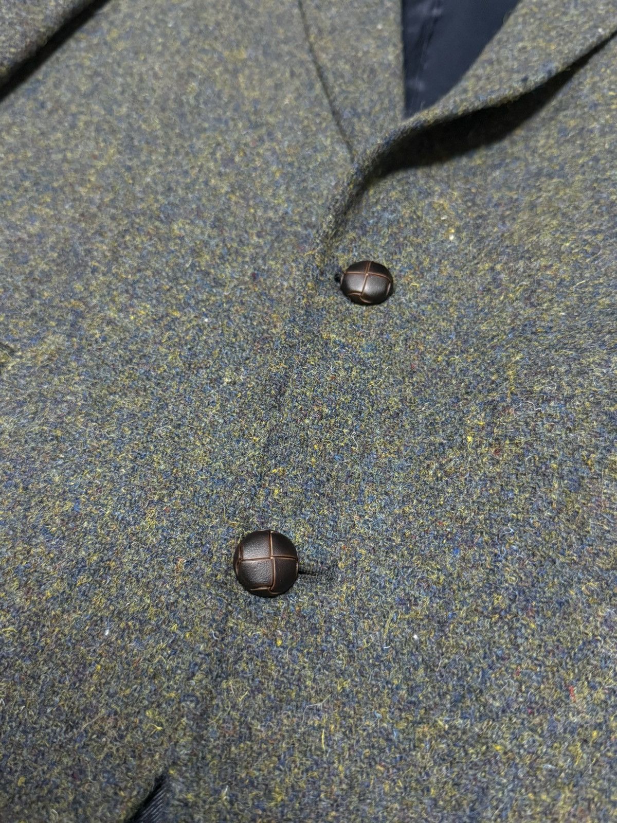 Harris Tweed Harris Tweed wool knitted blazer two buttons M&S Size 42R - 10 Thumbnail