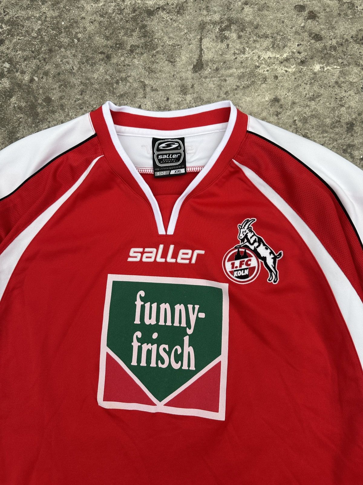 Vintage Vintage Saller 1.FC Koln 90s Soccer Jersey Blokecore XXL USA Size US XXL / EU 58 / 5 - 2 Thumbnail