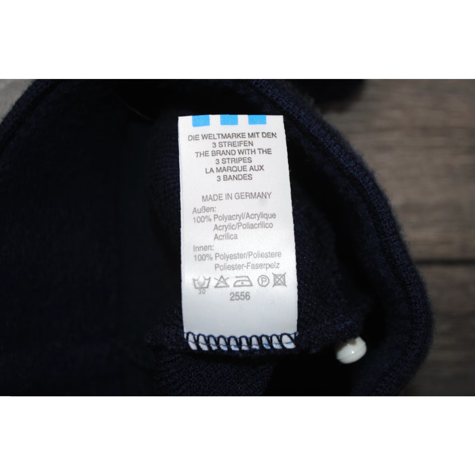Adidas VINTAGE adidas Hat Men One Size Blue Polyacryl Knitted Rare Sport Style 80s 70s Made in Germany Adjustable Winter Size ONE SIZE - 5 Thumbnail