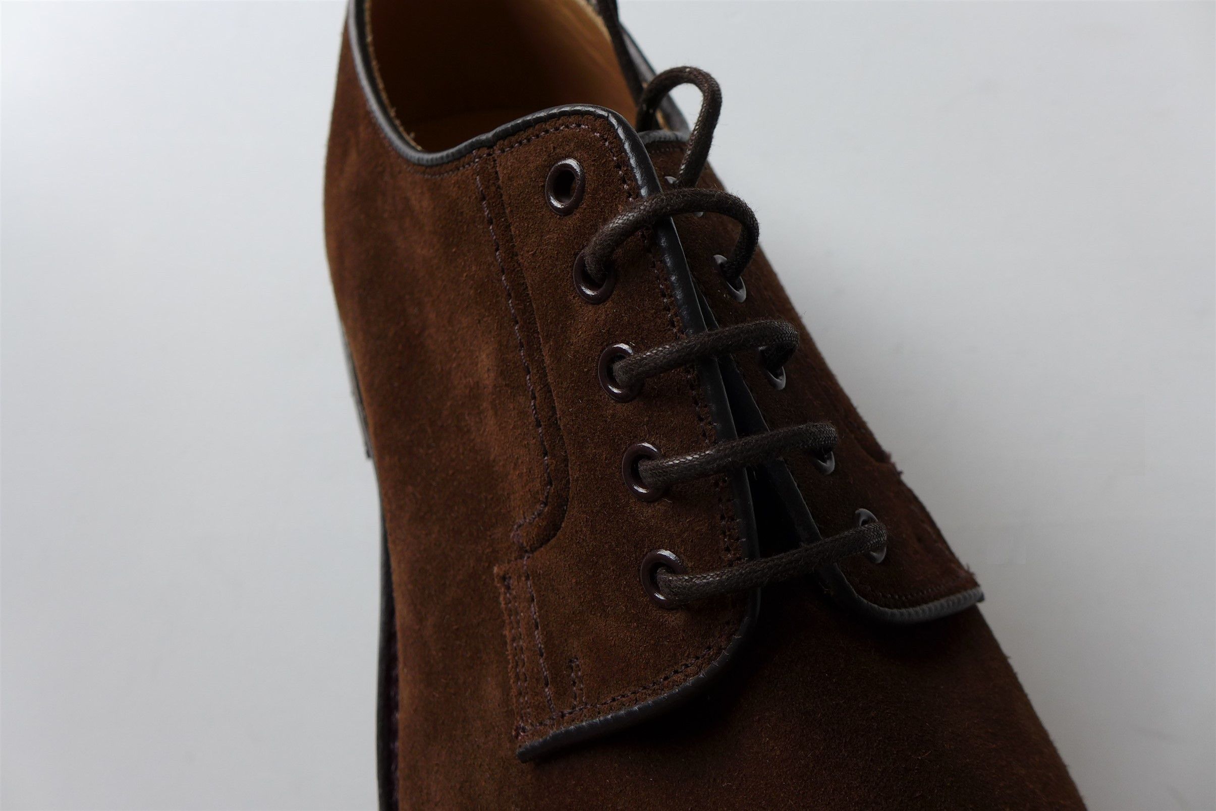 Church's n/a Churchs Bestone Derby Shoes - Sigar Castoro Suede Size US 11.5 / EU 44-45 - 11 Thumbnail