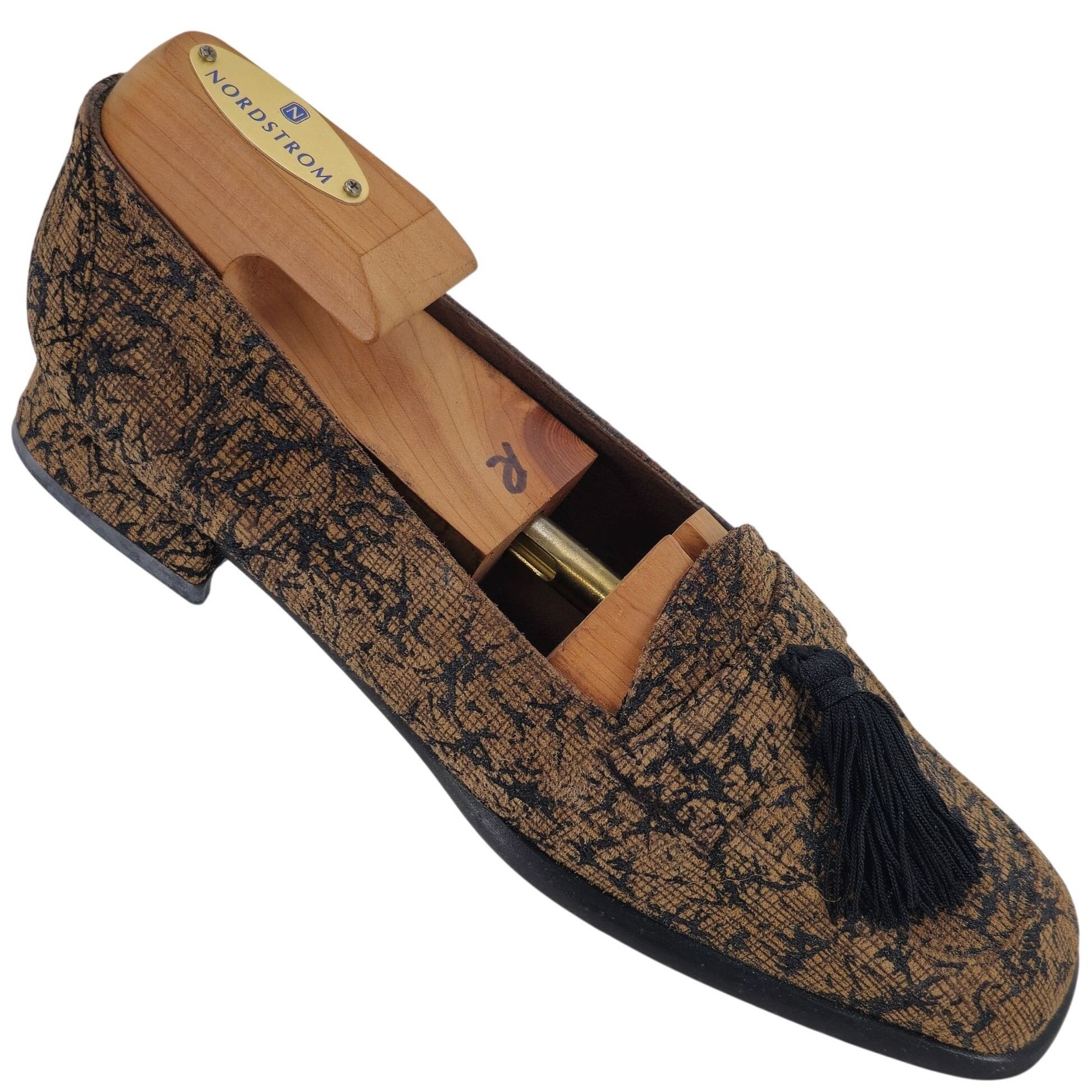Stuart Weitzman Stuart Weitzman Women's 6.5AA Brown Black Tweed Dress Shoes Size US 6.5 / IT 36.5 - 1 Thumbnail