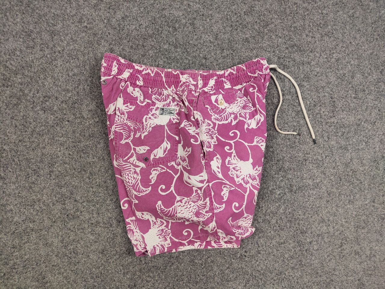 Polo Ralph Lauren Polo Ralph Lauren Pink Flowers Canvas Nylon Shorts Vintage Size US 32 / EU 48 - 10 Thumbnail