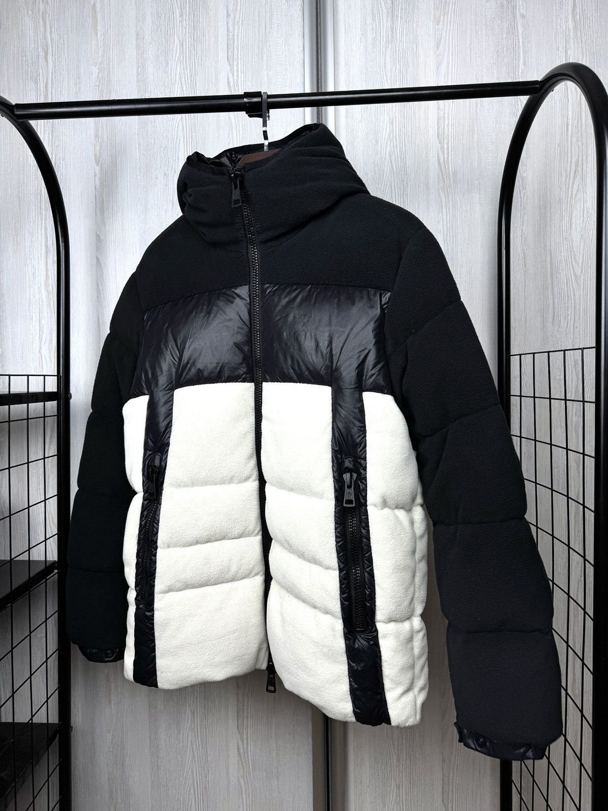Moncler Moncler MALAVOY Giubbotto POLARTEC Fleece Down Jacket Size US L / EU 52-54 / 3 - 10 Thumbnail