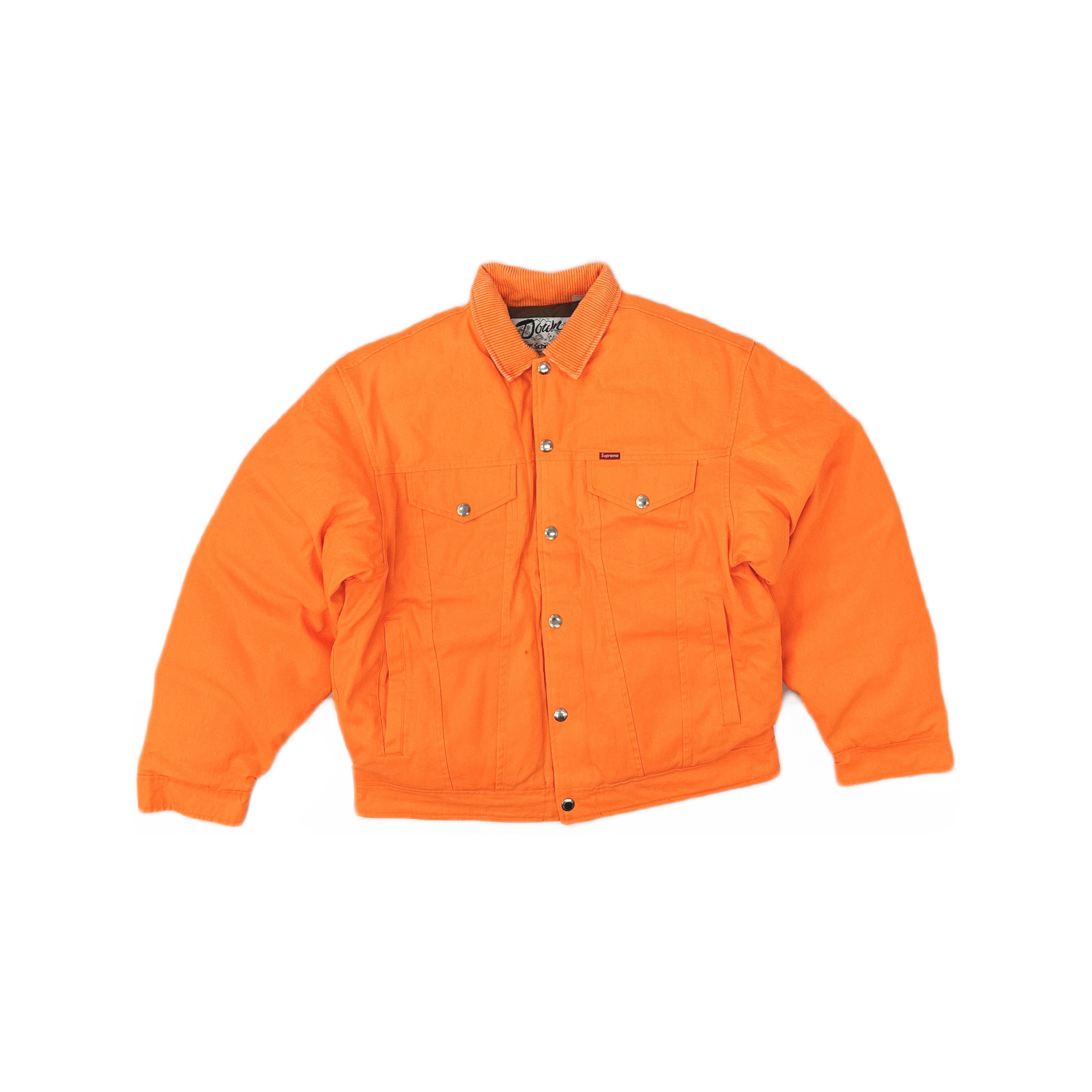 Supreme Supreme x Schott Canvas Down Trucker Jacket Size M Size US M / EU 48-50 / 2 - 1 Thumbnail