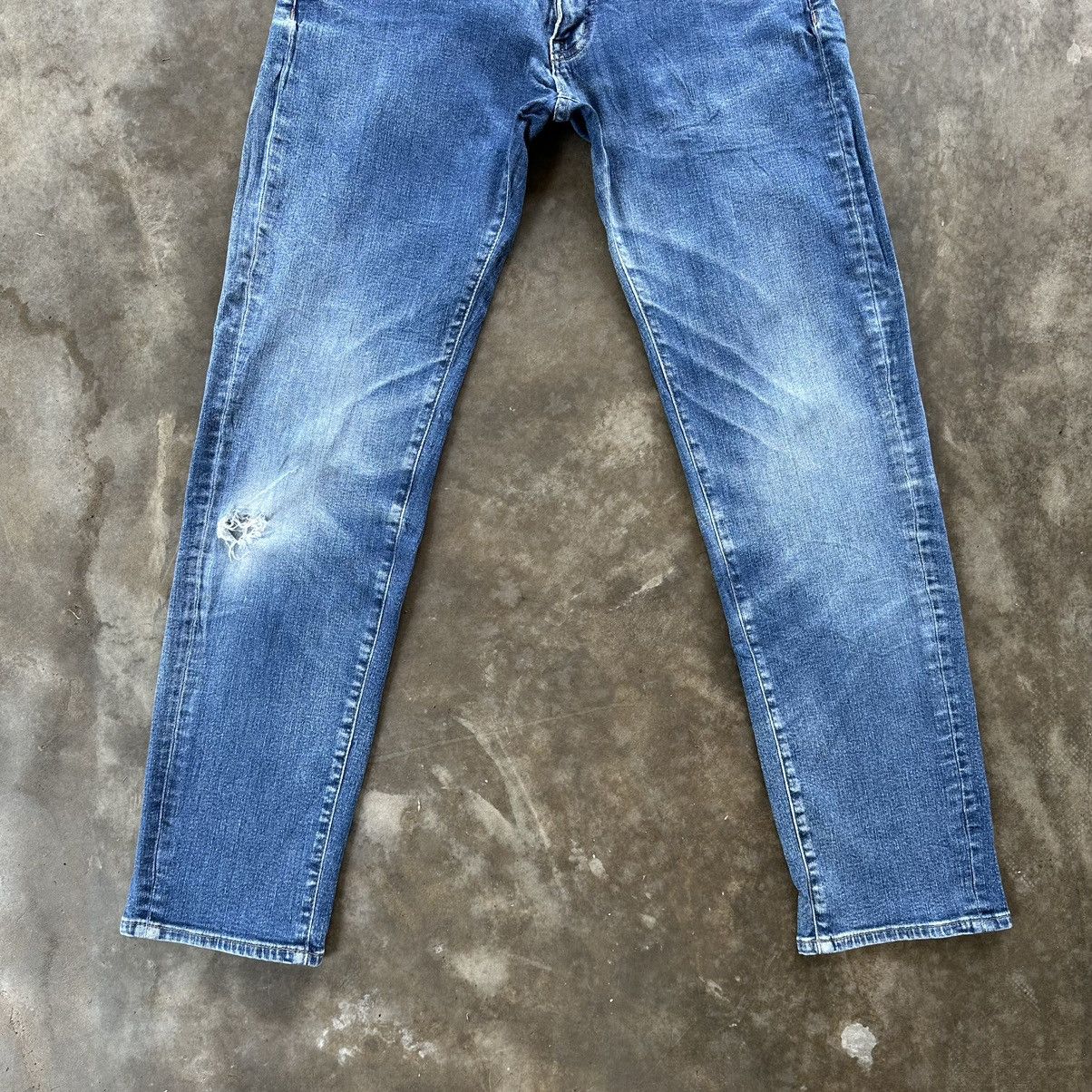 Japanese Brand × Jean × Vintage Vintage Japanese Distressed Faded Denim Jean Pant W31 Size US 31 - 2 Thumbnail