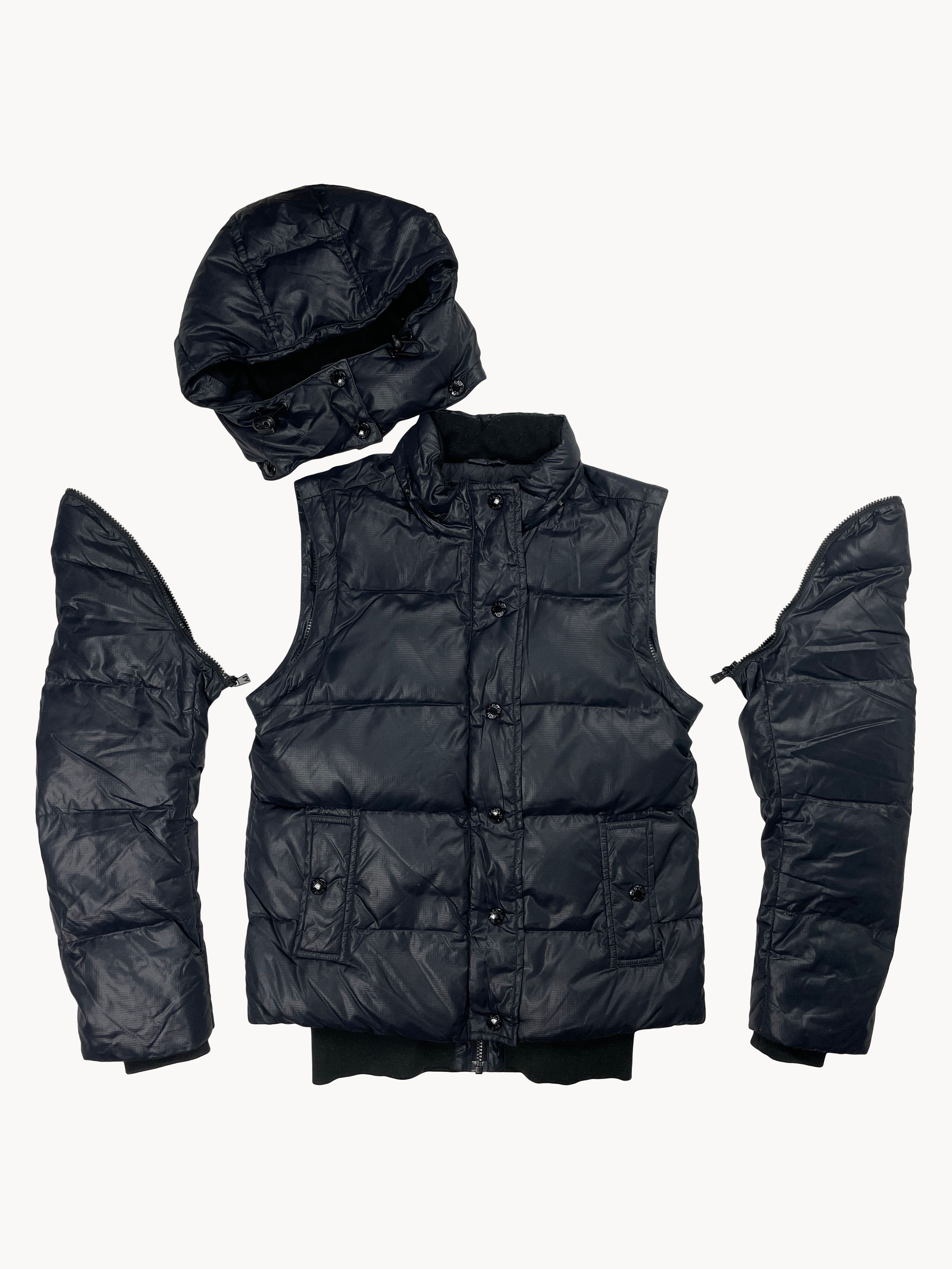 Emporio Armani Vintage Armani Technical Modular 3 in 1 Down Jacket Gilet Size S / US 4 / IT 40 - 1 Thumbnail