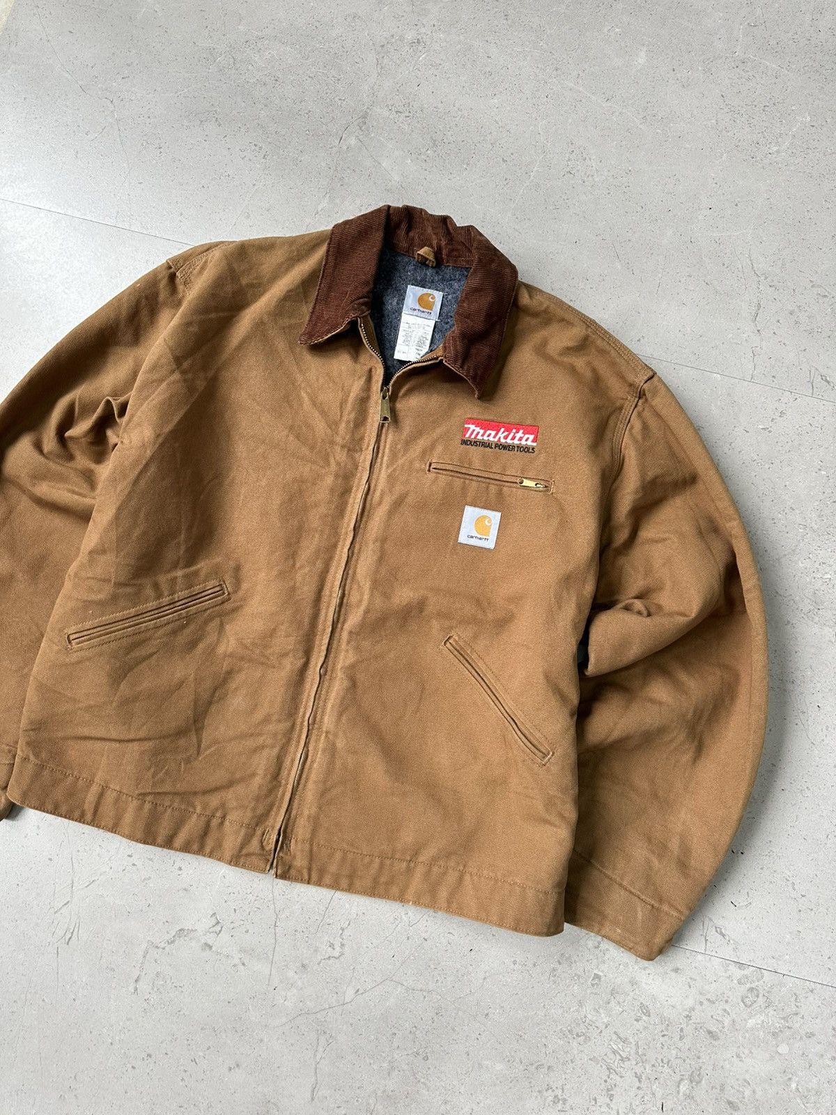 Carhartt × Vintage CARHARTT 80s DETROIT JACKET Size US XL / EU 56 / 4 - 7 Thumbnail