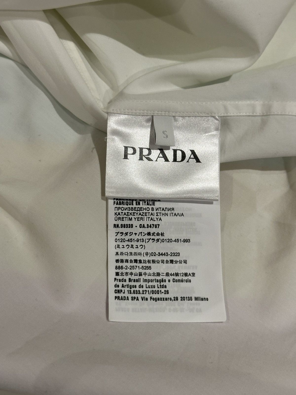 Prada Prada Octopus Button Shirt Size US S / EU 44-46 / 1 - 5 Thumbnail