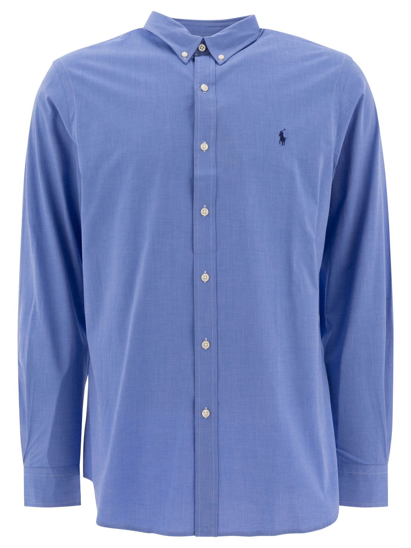 Polo Ralph Lauren Slim-Fit Stretch Fil-À-Fil Shirt Size US M / EU 48-50 / 2 - 1 Thumbnail