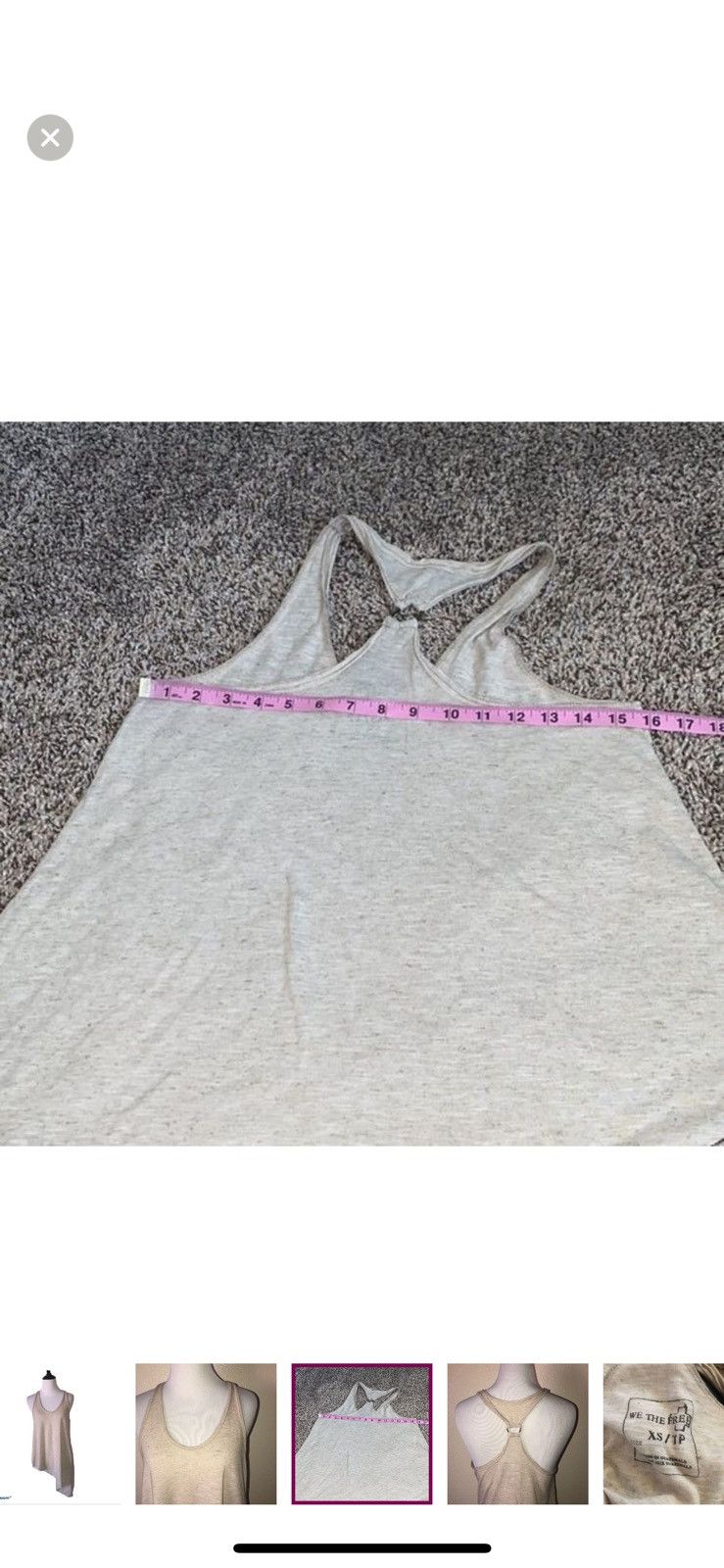 Free People Free people we the free XS dream on tank top Size XS / US 0-2 / IT 36-38 - 2 Thumbnail