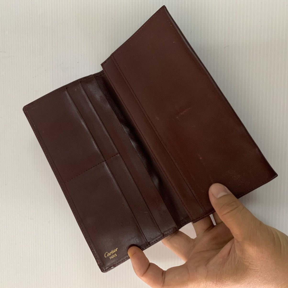 Cartier Cartier Vintage Leather Long Wallet Size ONE SIZE - 3 Thumbnail